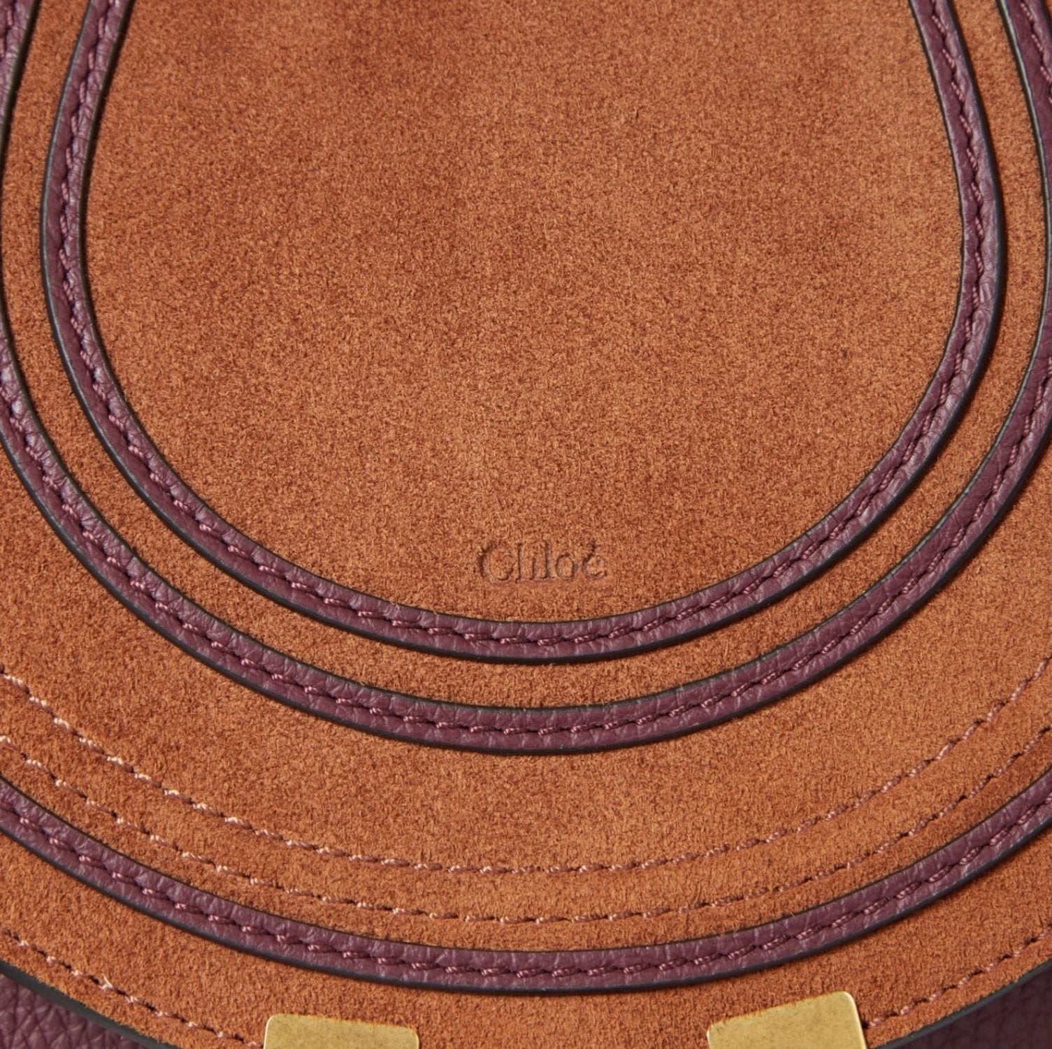 LUXURY HUB CHLOE MARCIE SMALL SADDLE BAG