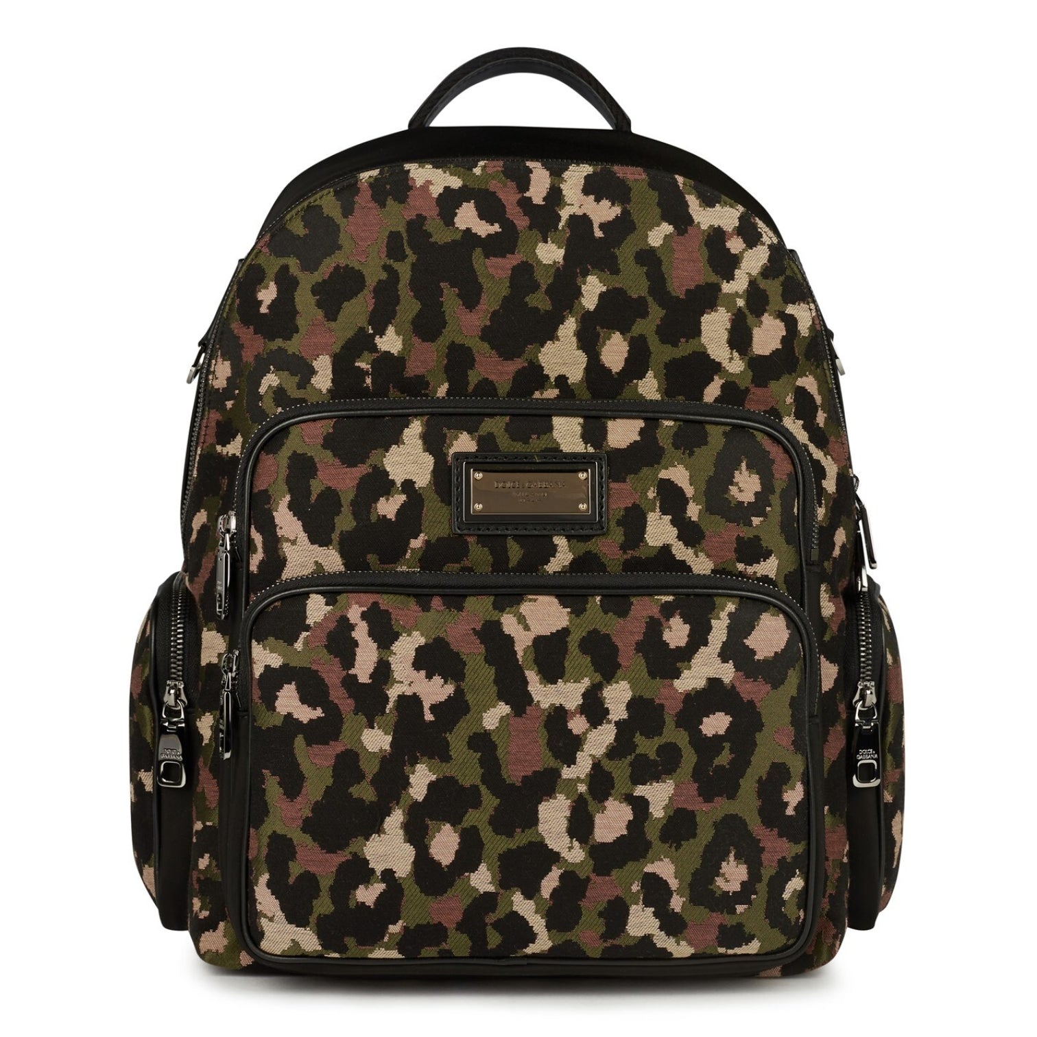 LUXURY HUB DOLCE AND GABBANA CAMO PLATE BACKPACK