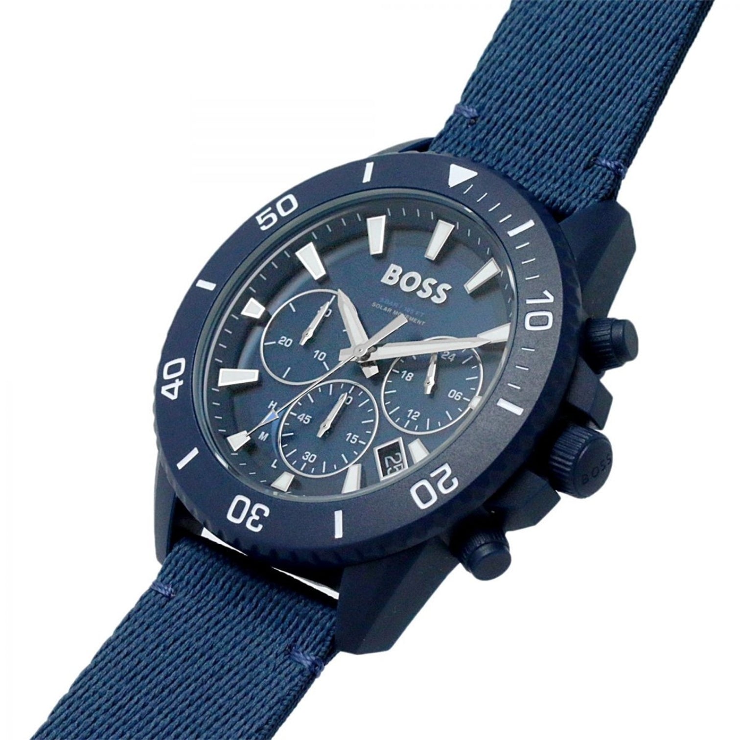 LUXURY HUB BOSS BOSS ADMIRAL OCEAN PLASTIC BLUE WATCH