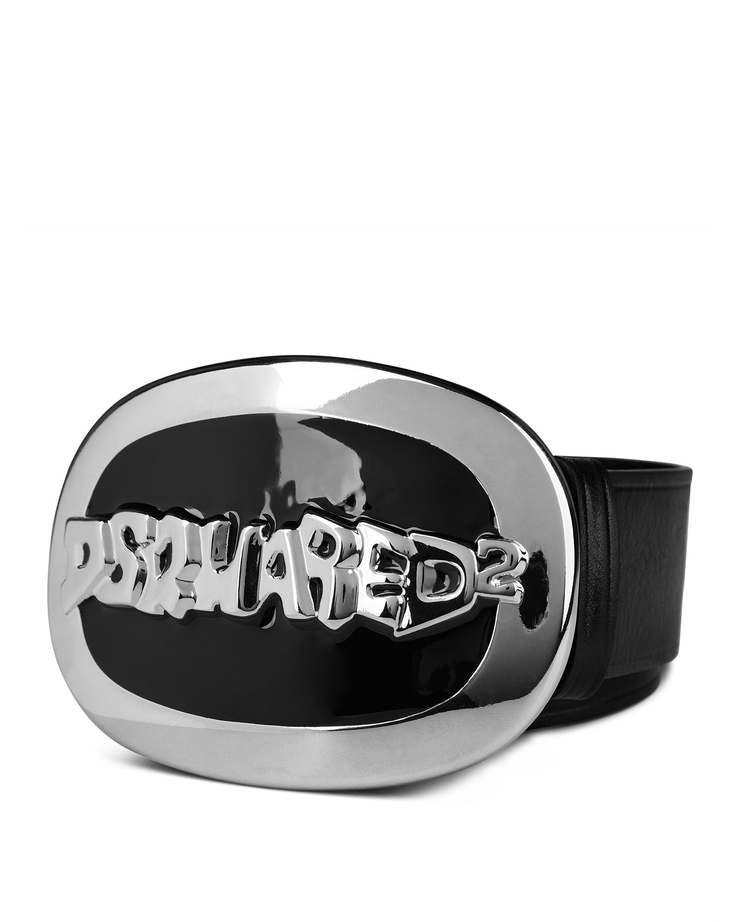 LUXURY HUB DSQUARED2 DSQ LGO LEATHER BELT