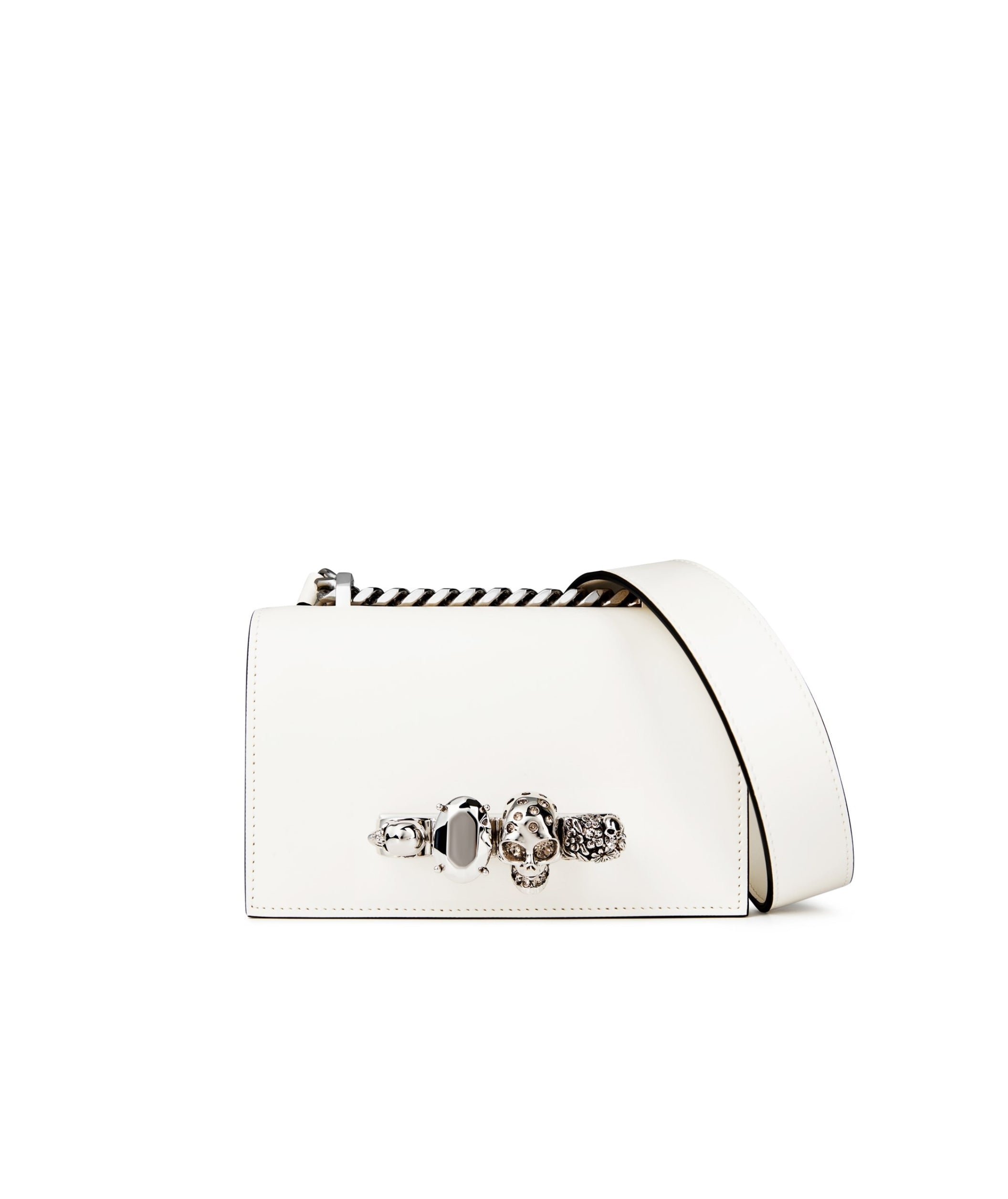 LUXURY HUB ALEXANDER MCQUEEN MINI JEWELLED SATCHEL BAG