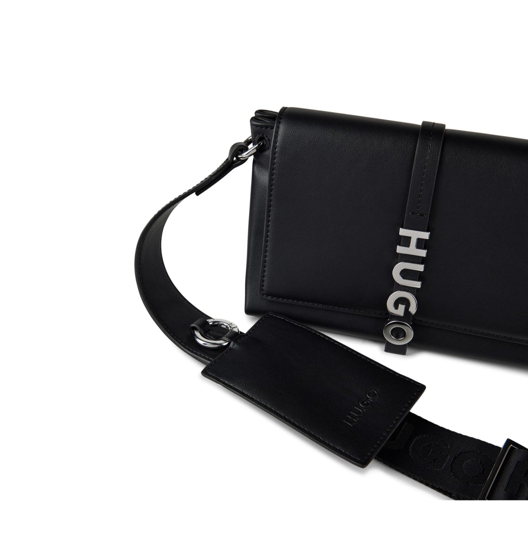 LUXURY HUB HUGO FAUX LEATHER MEL CROSSBODY BAG