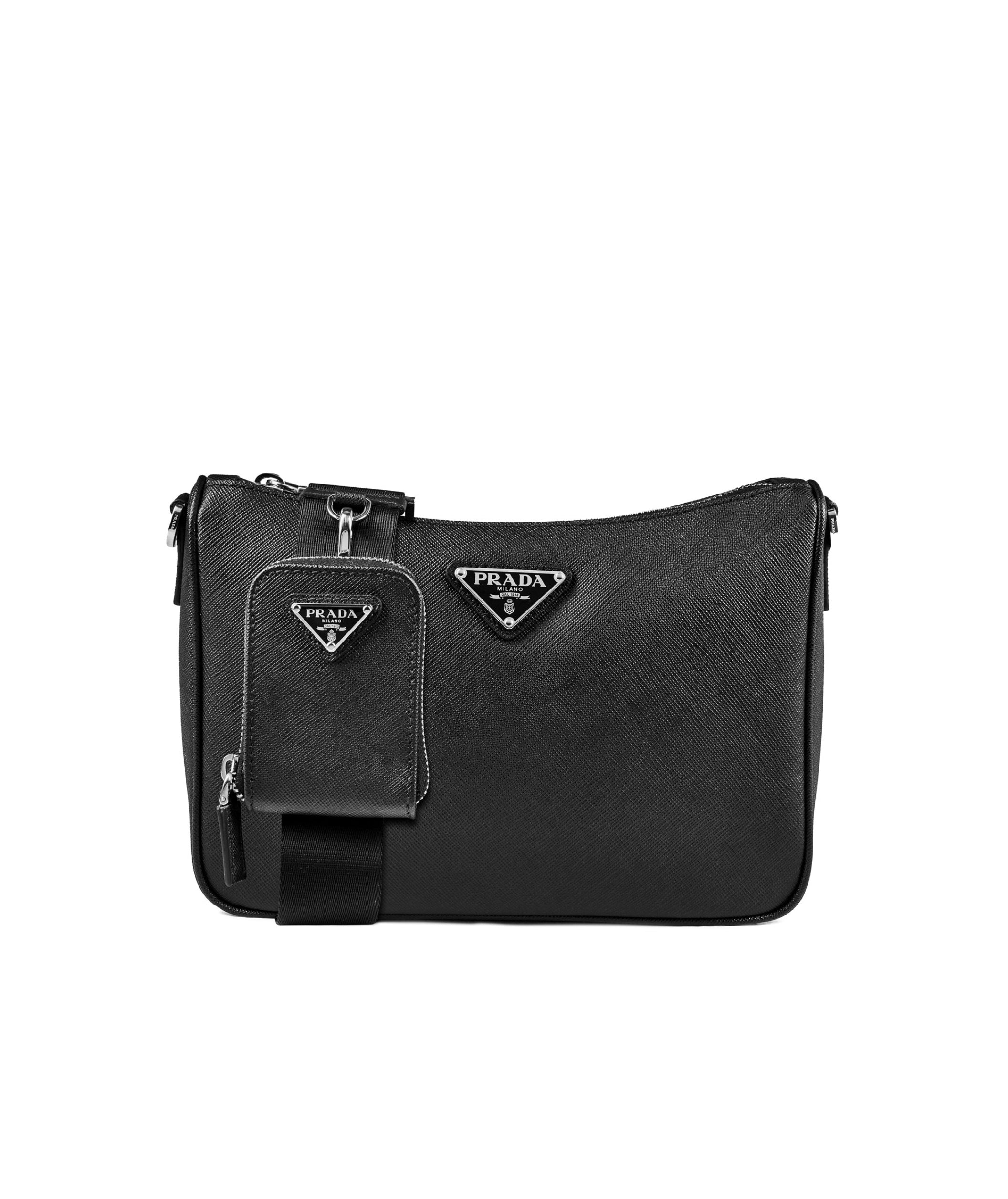 LUXURY HUB PRADA SAFFIANO LEATHER SHOULDER BAG