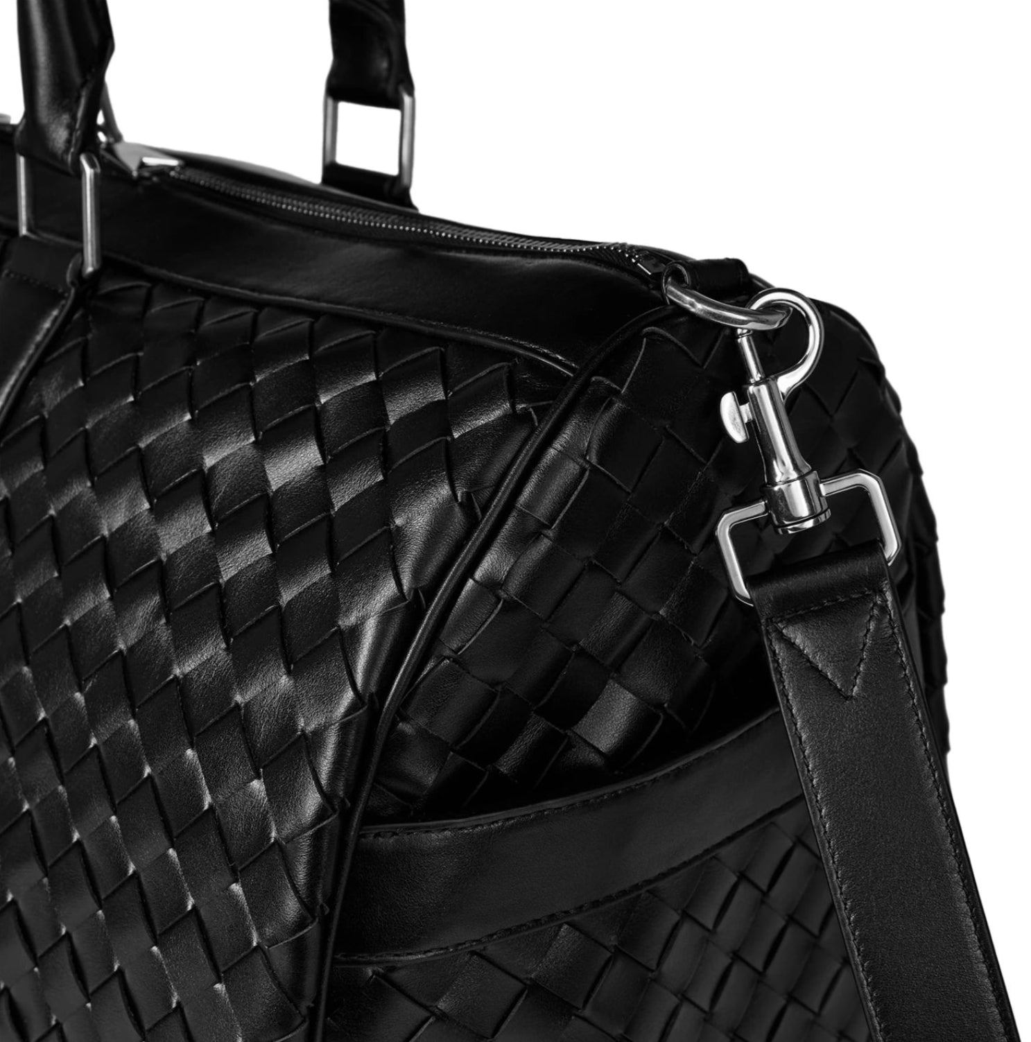 LUXURY HUB BOTTEGA VENETA INTRECCIATO MEDIUM HOLDALL