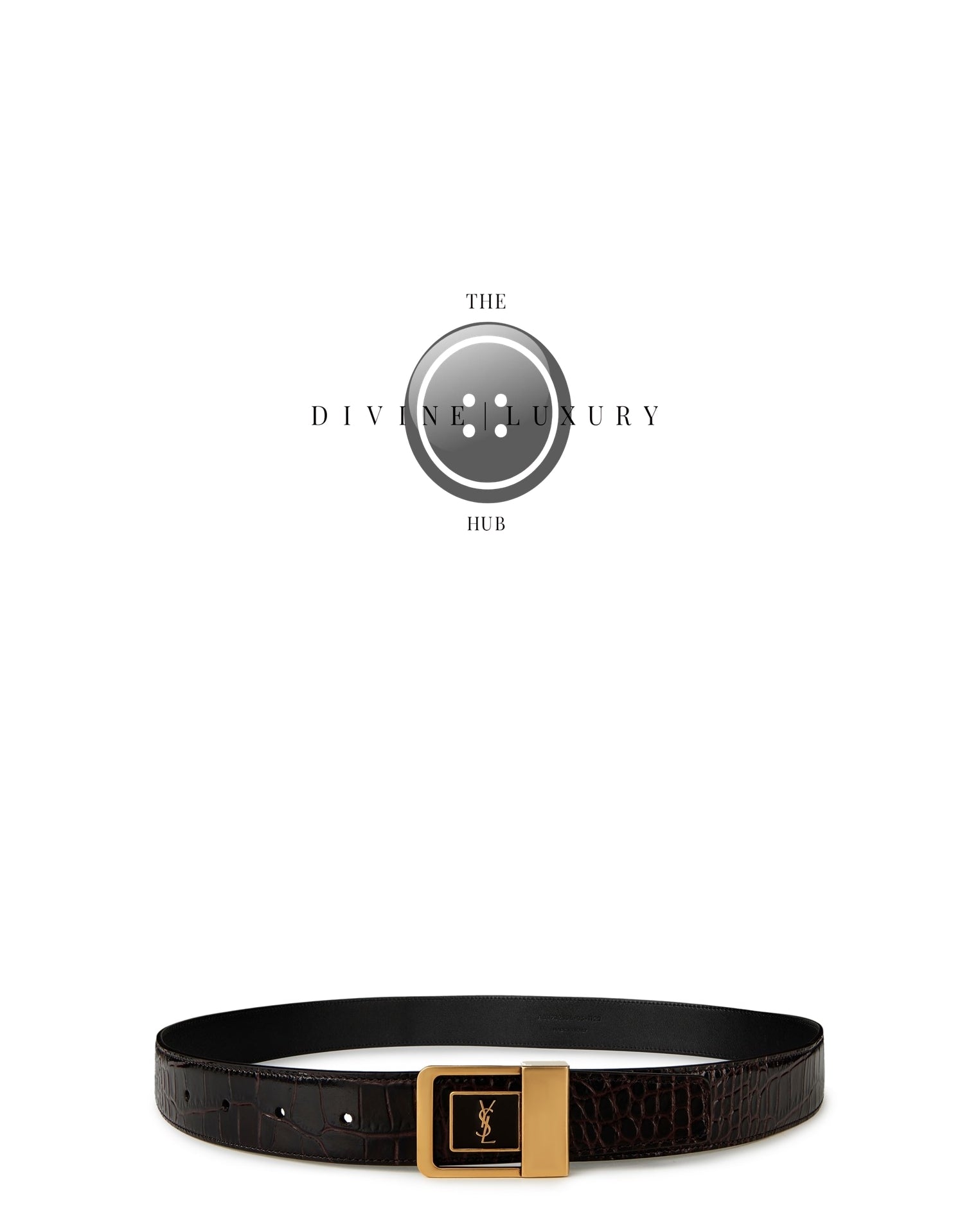 LUXURY HUB SAINT LAURENT LA 66 BUCKLE BELT