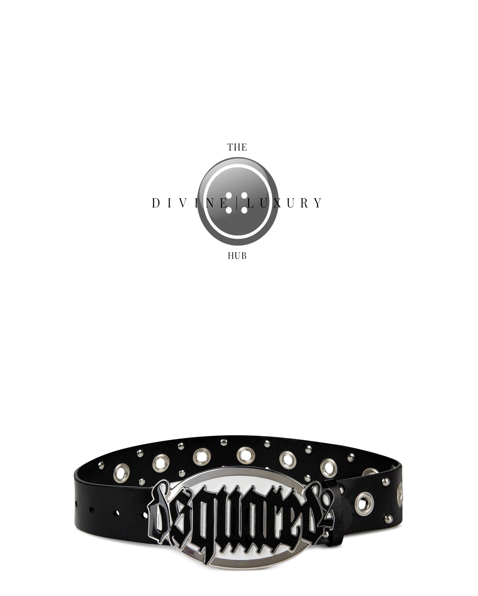 LUXURY HUB DSQUARED2 LOGO-BUCKLE BELT