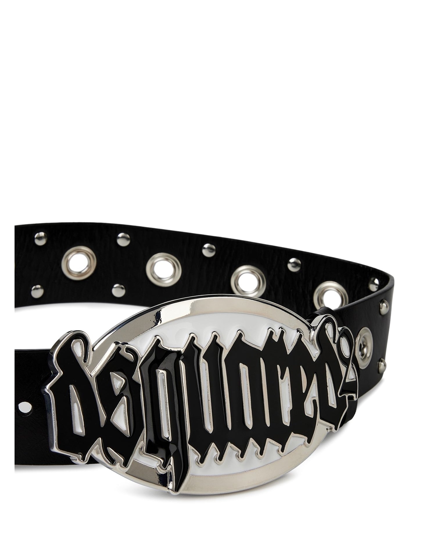 LUXURY HUB DSQUARED2 LOGO-BUCKLE BELT