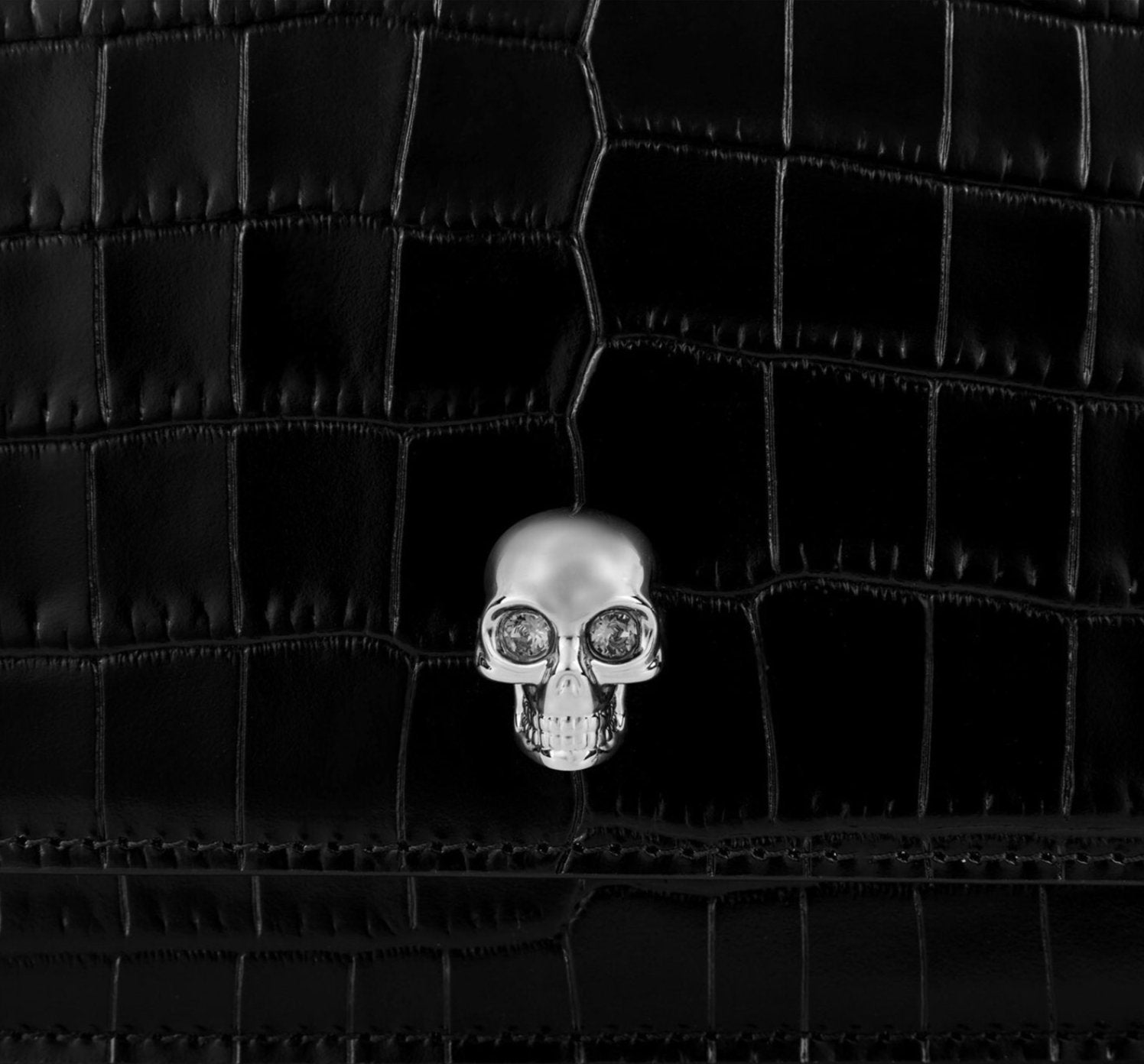 LUXURY HUB ALEXANDER MCQUEEN ALEX SML SKULL BAG