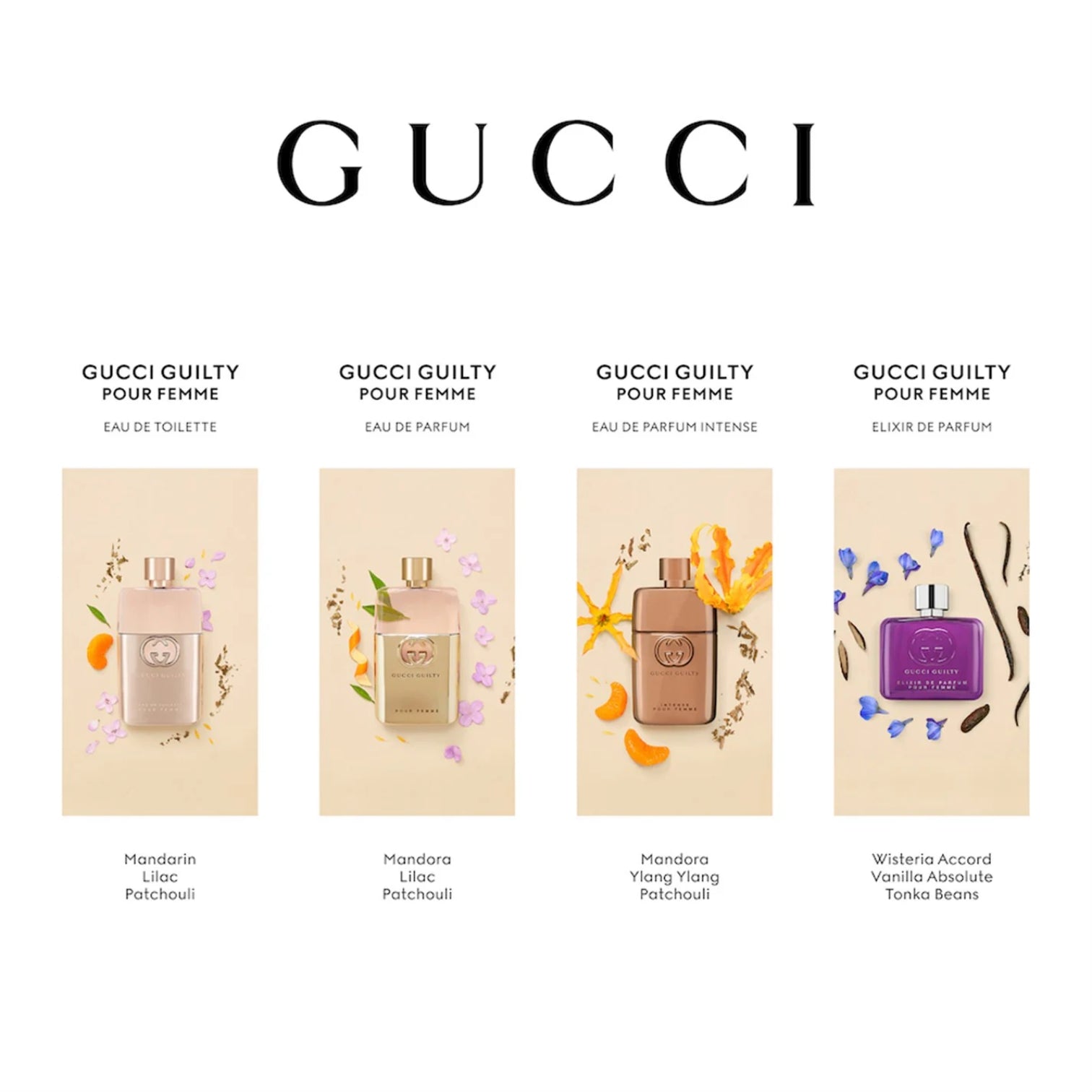 LUXURY HUB GUCCI GUILTY ELIXIR DE PARFUM FOR WOMEN 60ML