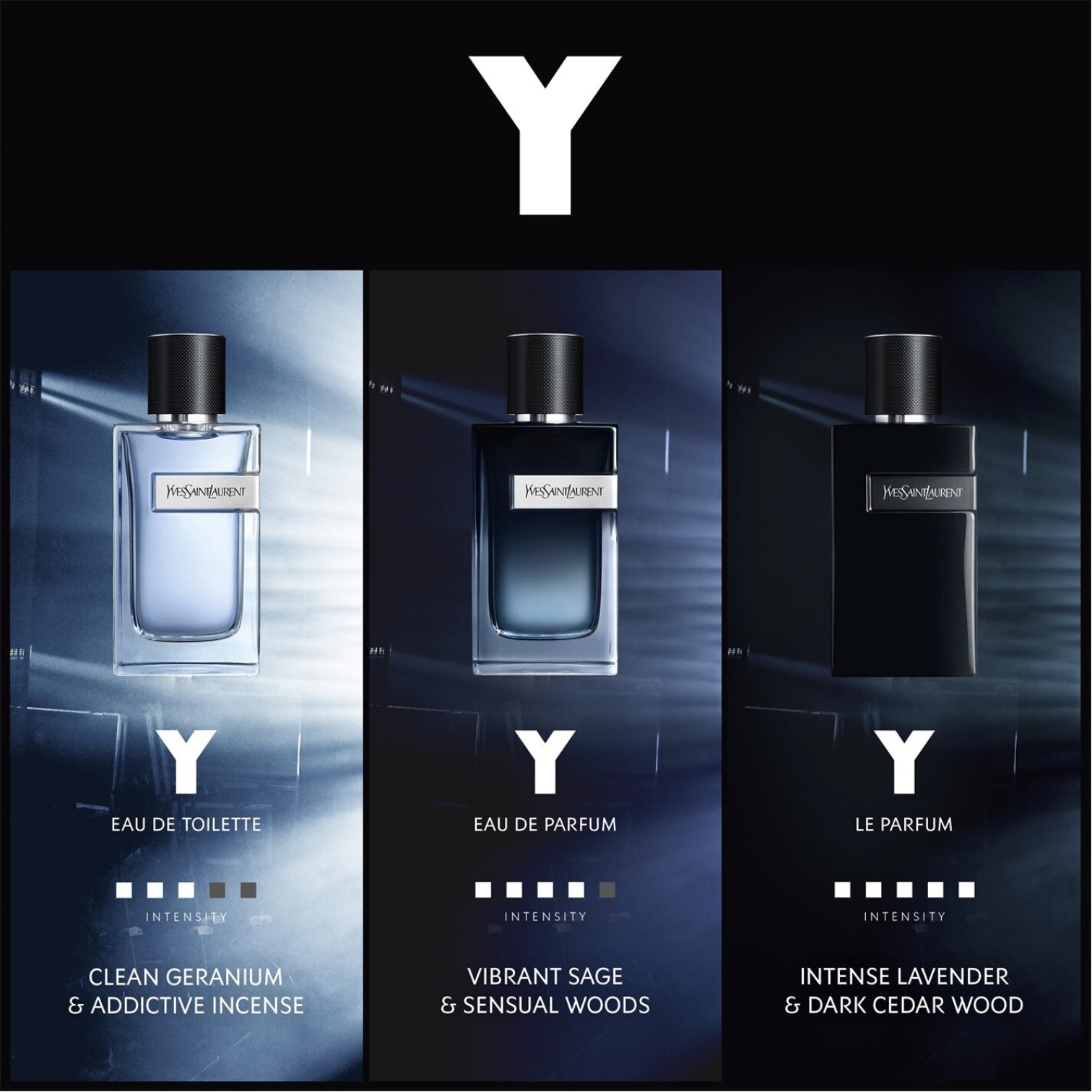 LUXURY HUB YVES SAINT LAURENT Y EAU DE TOILETTE FOR MEN