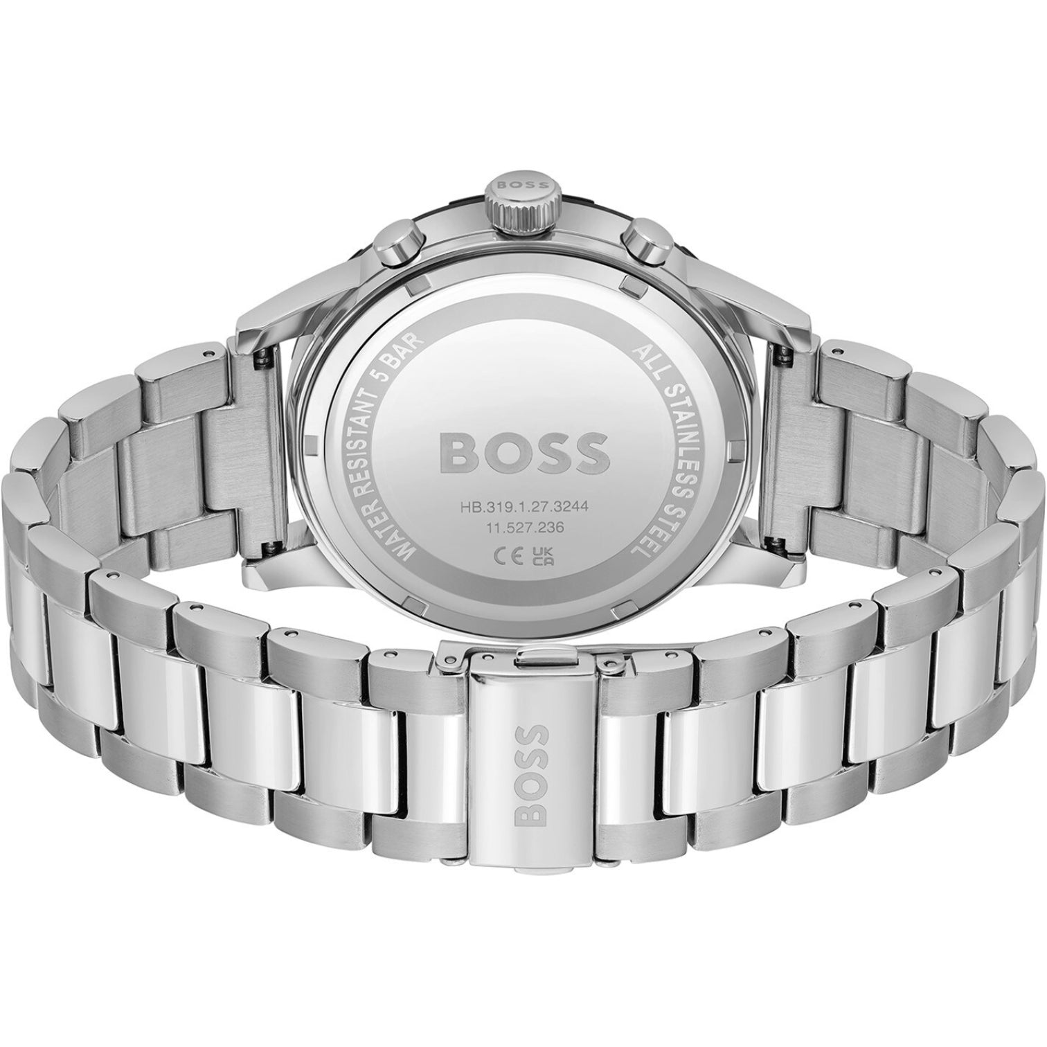 LUXURY HUB BOSS SOLGRADE RECYCLED STAINLESS STEEL WATCH GENTS