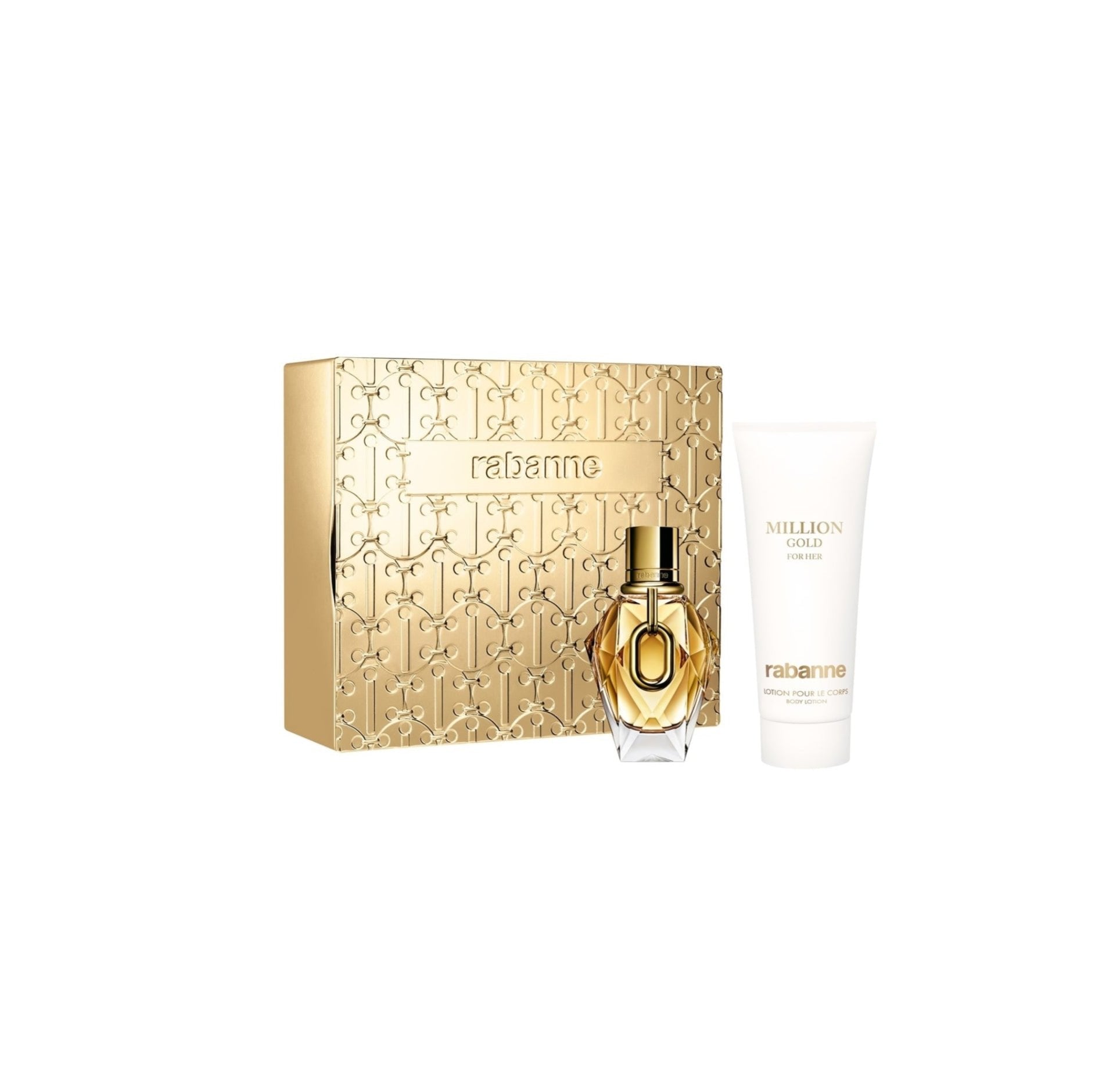 LUXURY HUB RABANNE GOLD HER SET