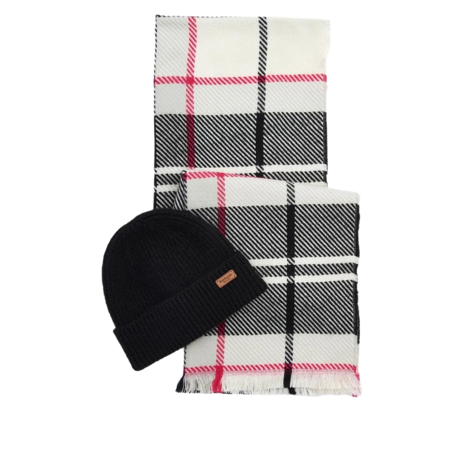 LUXURY HUB BARBOUR PENDLE BEANIE & BLAIR SCARF GIFT SET