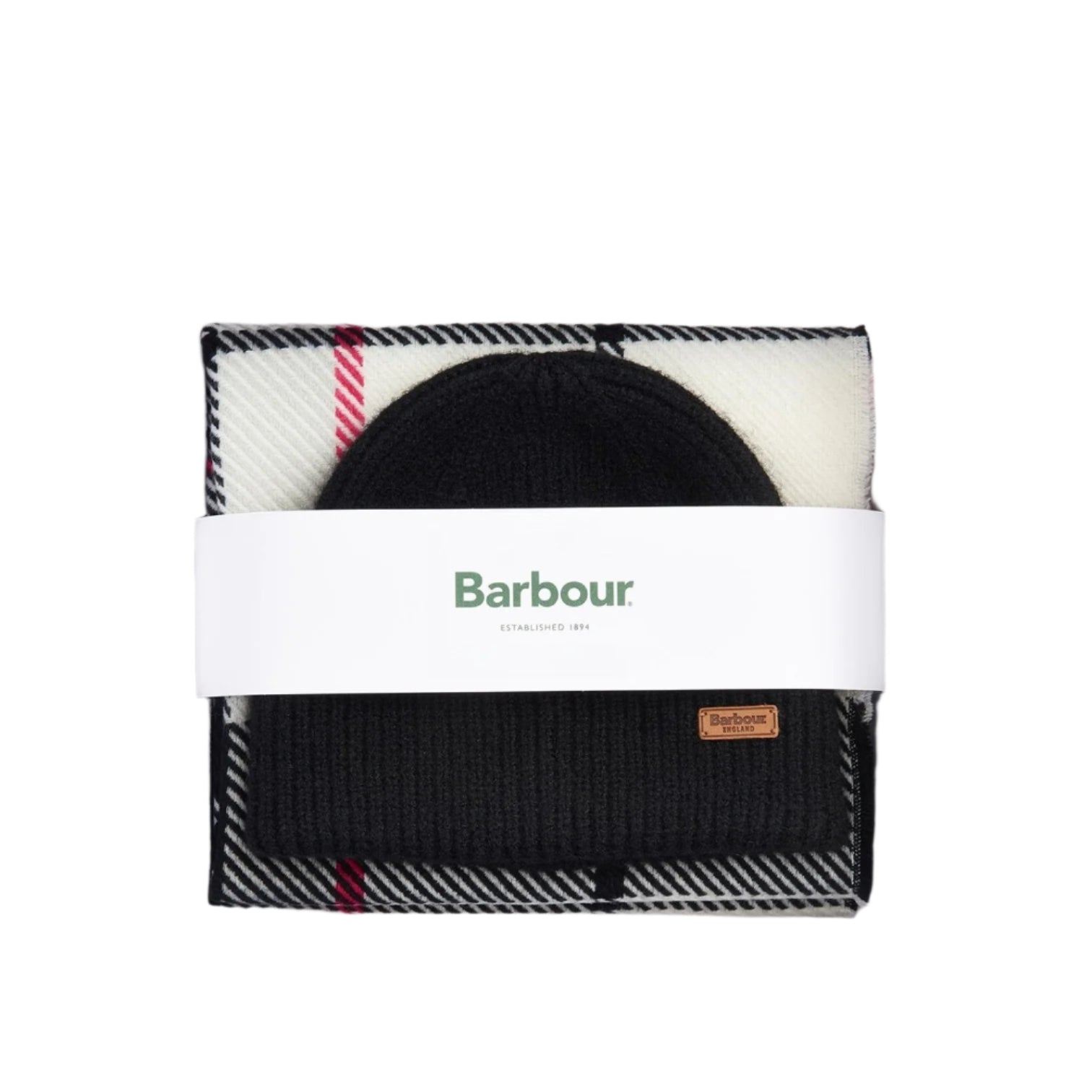 LUXURY HUB BARBOUR PENDLE BEANIE & BLAIR SCARF GIFT SET