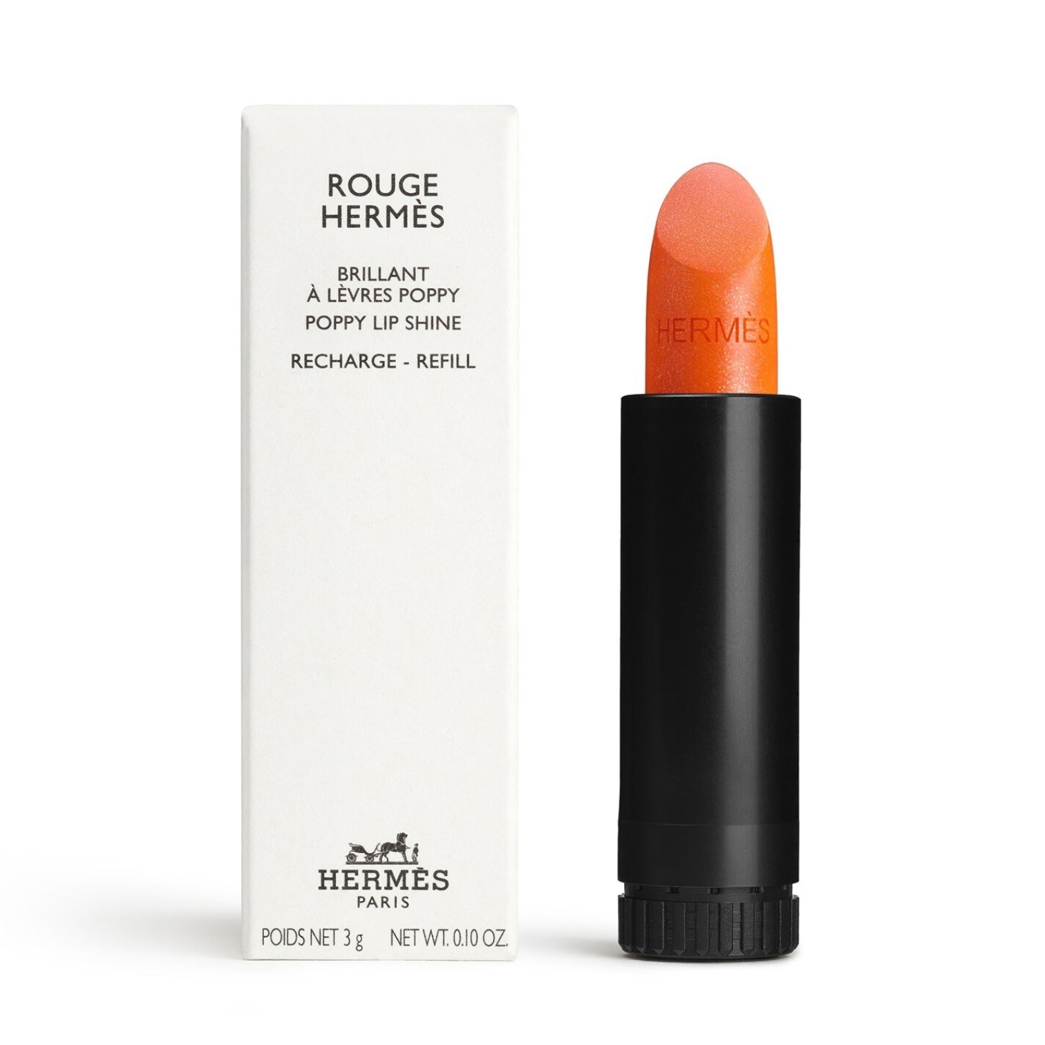 LUXURY HUB HERMES ROUGE HERMÈS, POPPY LIP SHINE REFILL