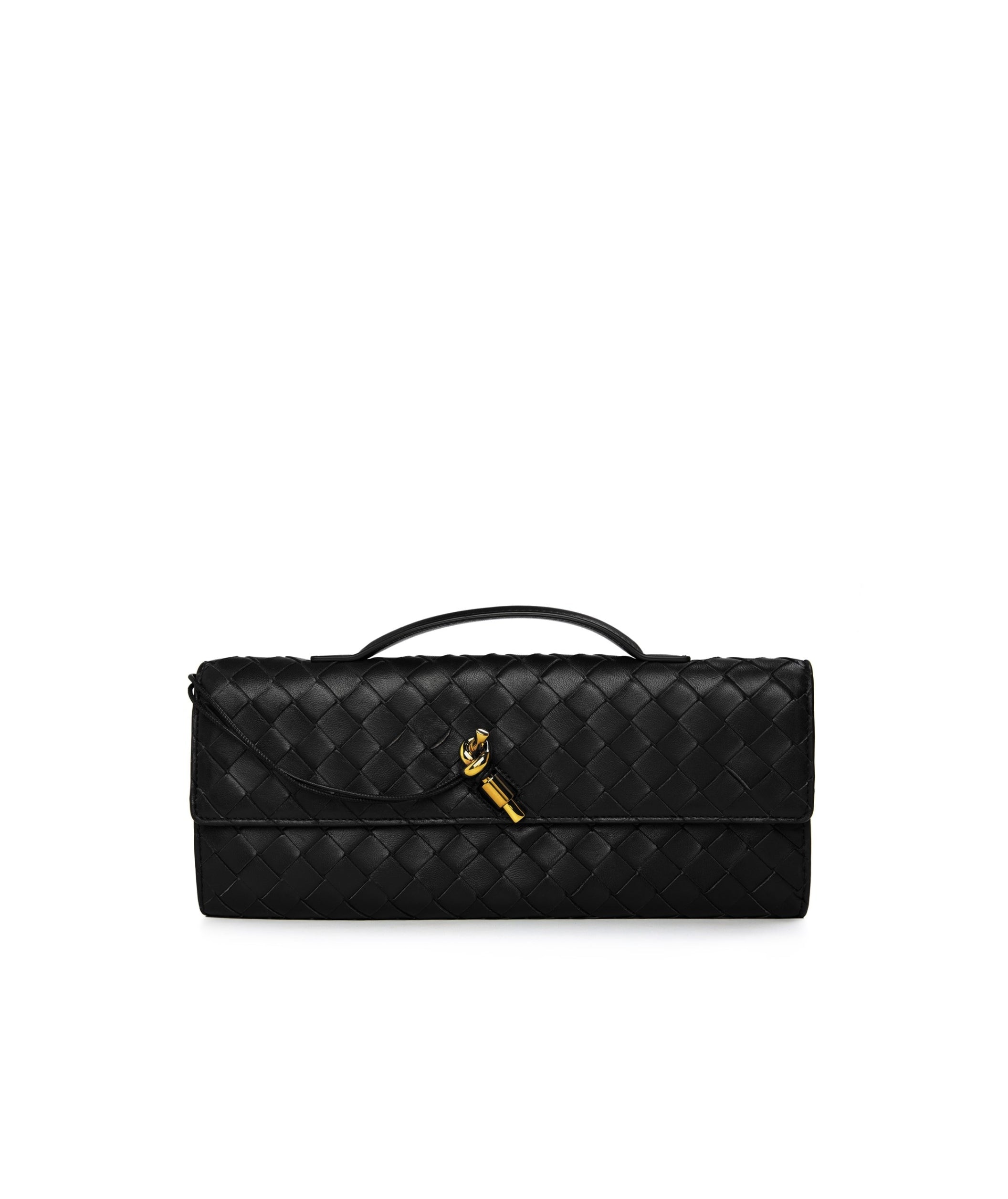 LUXURY HUB BOTTEGA VENETA LONG CLUTCH ANDIAMO WITH HANDLE