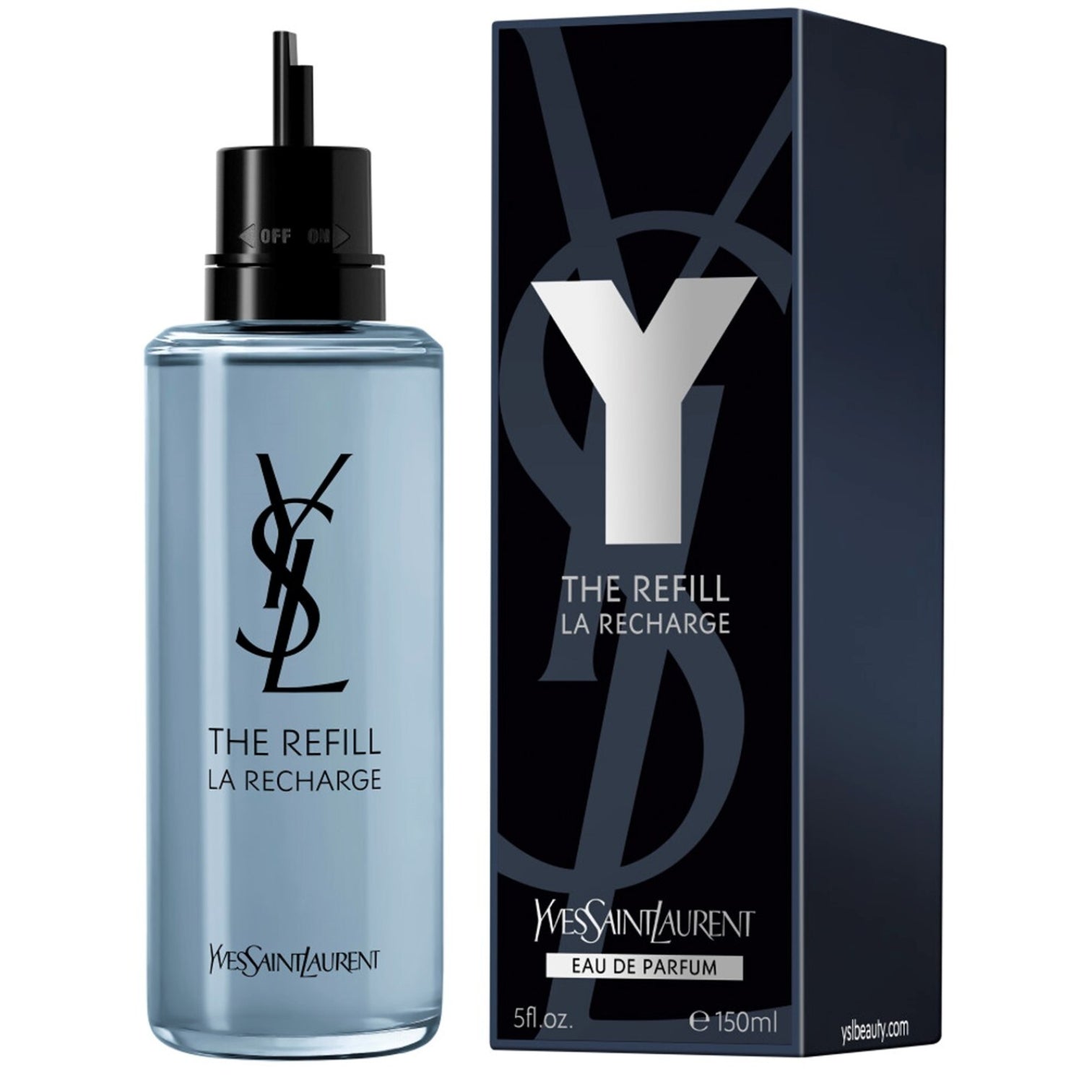 LUXURY HUB YVES SAINT LAURENT YSL Y EAU DE PARFUM REFILL BOTTLE 150ML