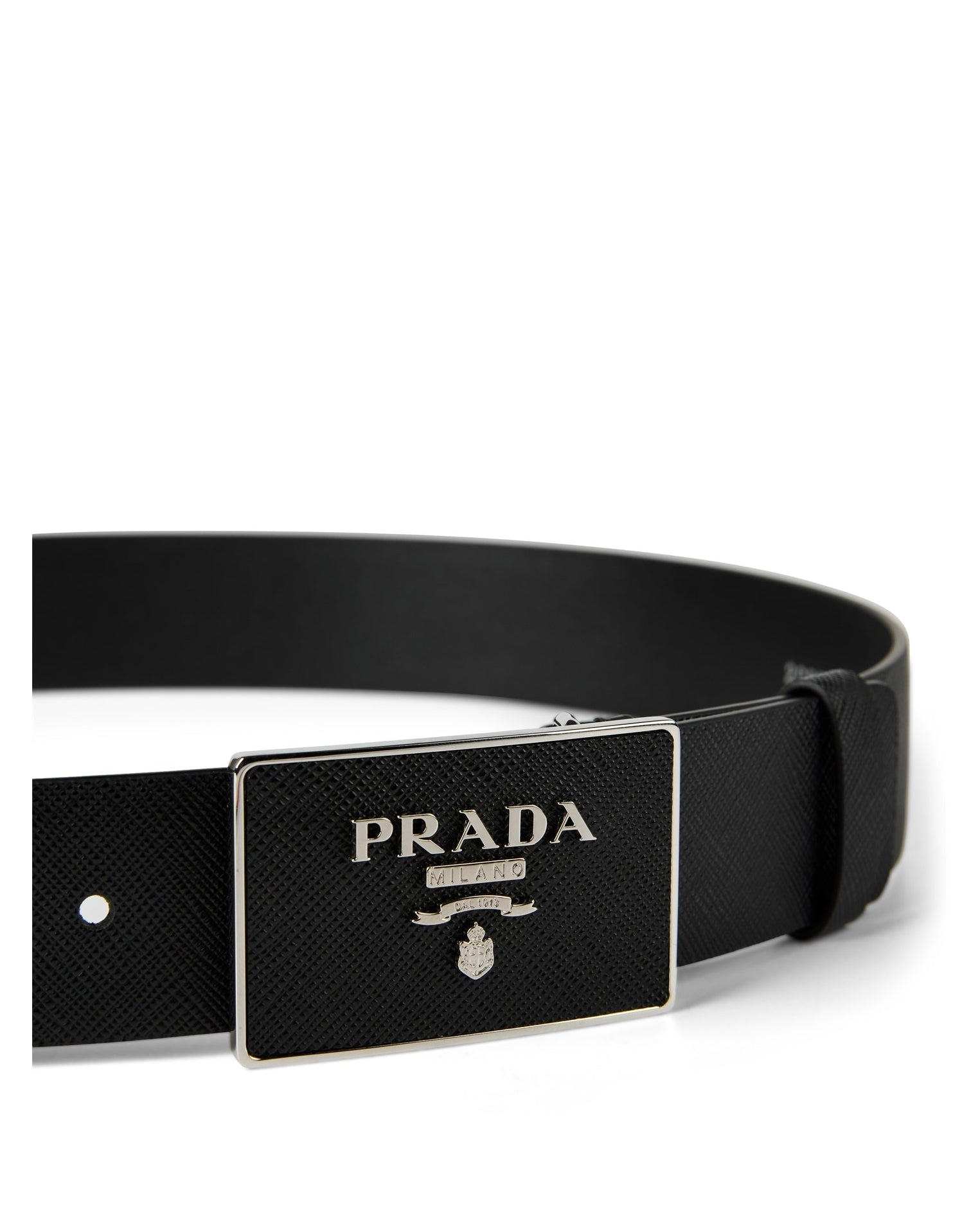 LUXURY HUB PRADA SAFFIANO LEATHER BELT