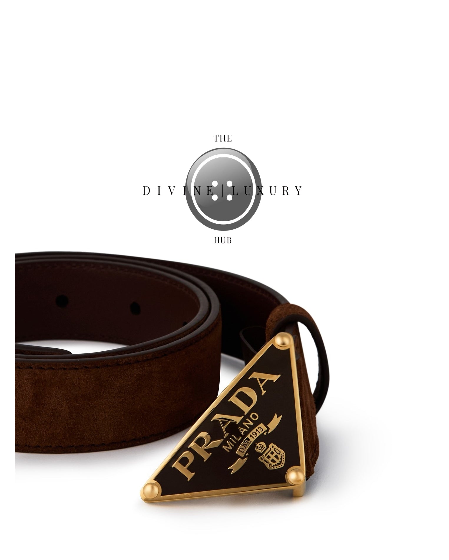 LUXURY HUB PRADA SUEDE BELT