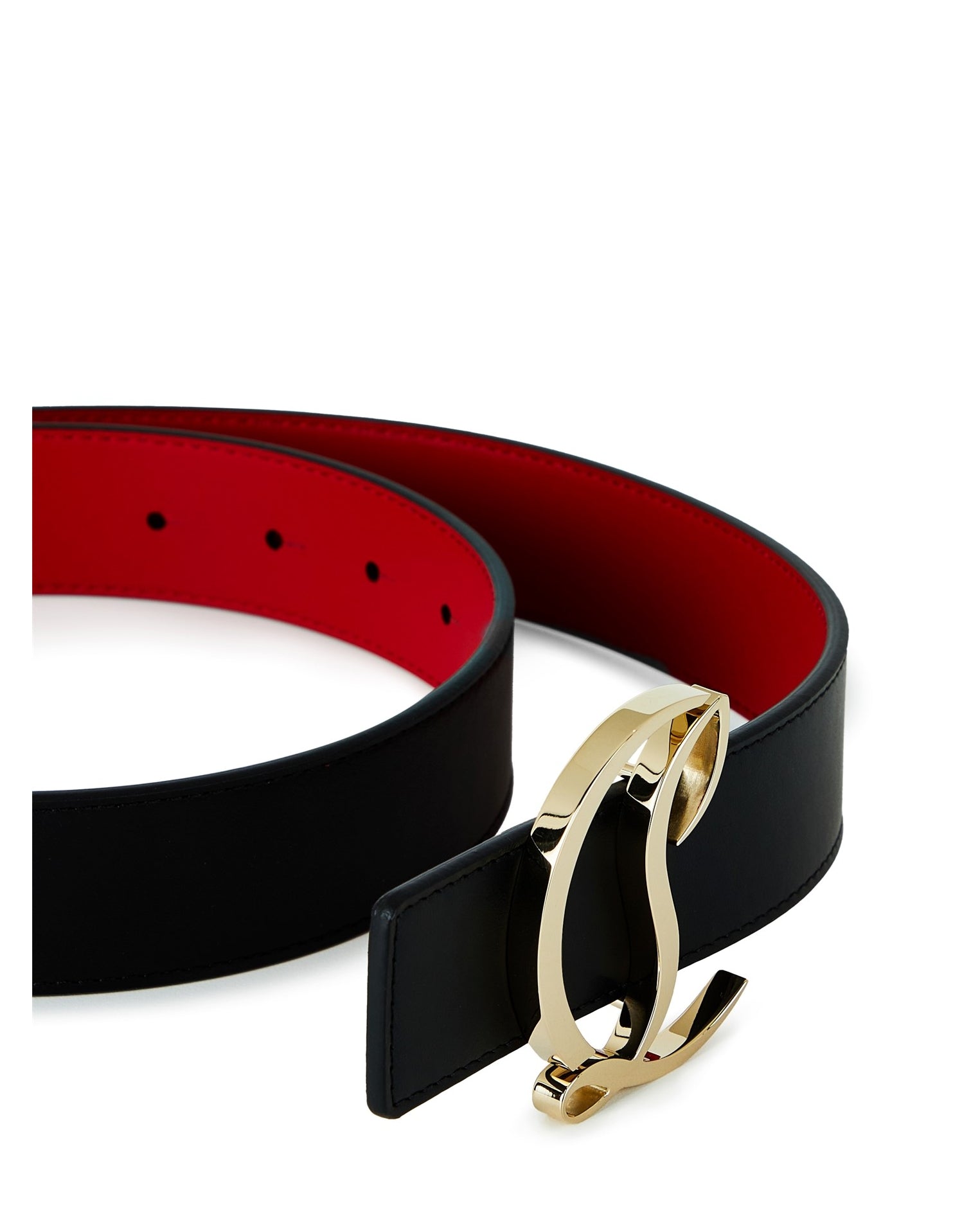 LUXURY HUB CHRISTIAN LOUBOUTIN CL LOGO BELT