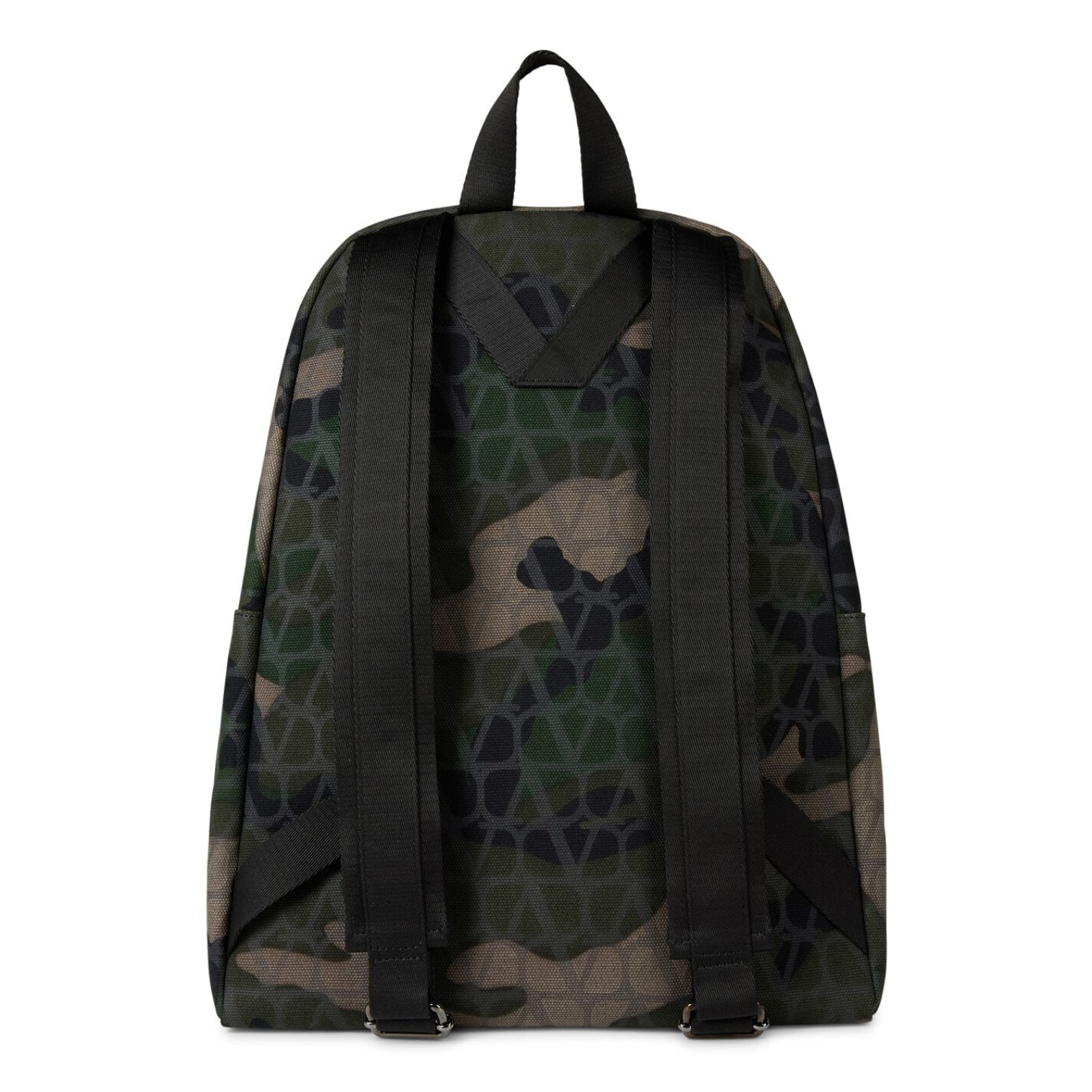 LUXURY HUB VALENTINO GARAVANI VG CAMO CANVAS BACKPACK