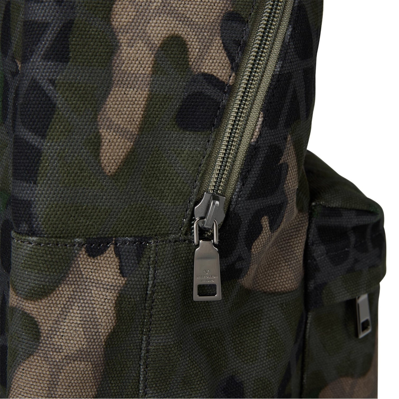 LUXURY HUB VALENTINO GARAVANI VG CAMO CANVAS BACKPACK