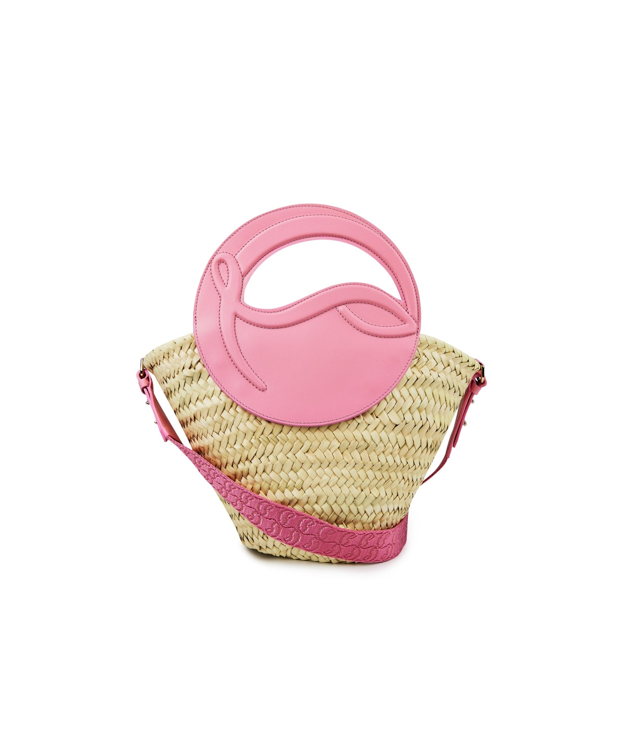 LUXURY HUB CHRISTIAN LOUBOUTIN BILOUMOON SMALL BASKET BAG