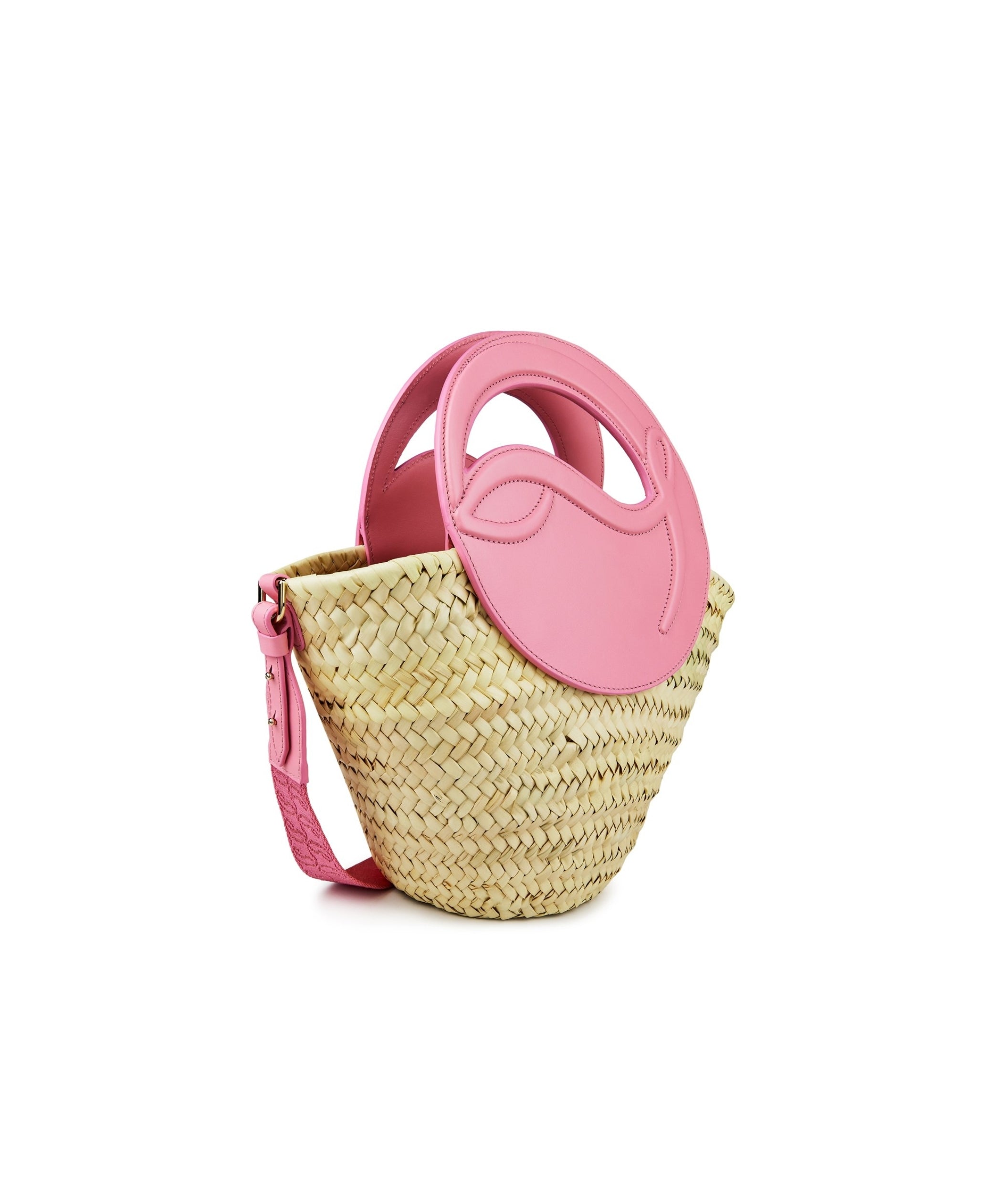 LUXURY HUB CHRISTIAN LOUBOUTIN BILOUMOON SMALL BASKET BAG