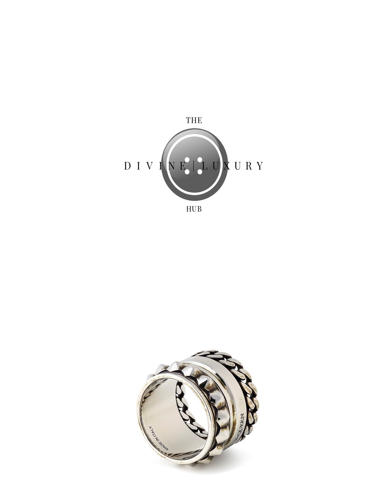 LUXURY HUB ALEXANDER MCQUEEN ALEX PUNK RING