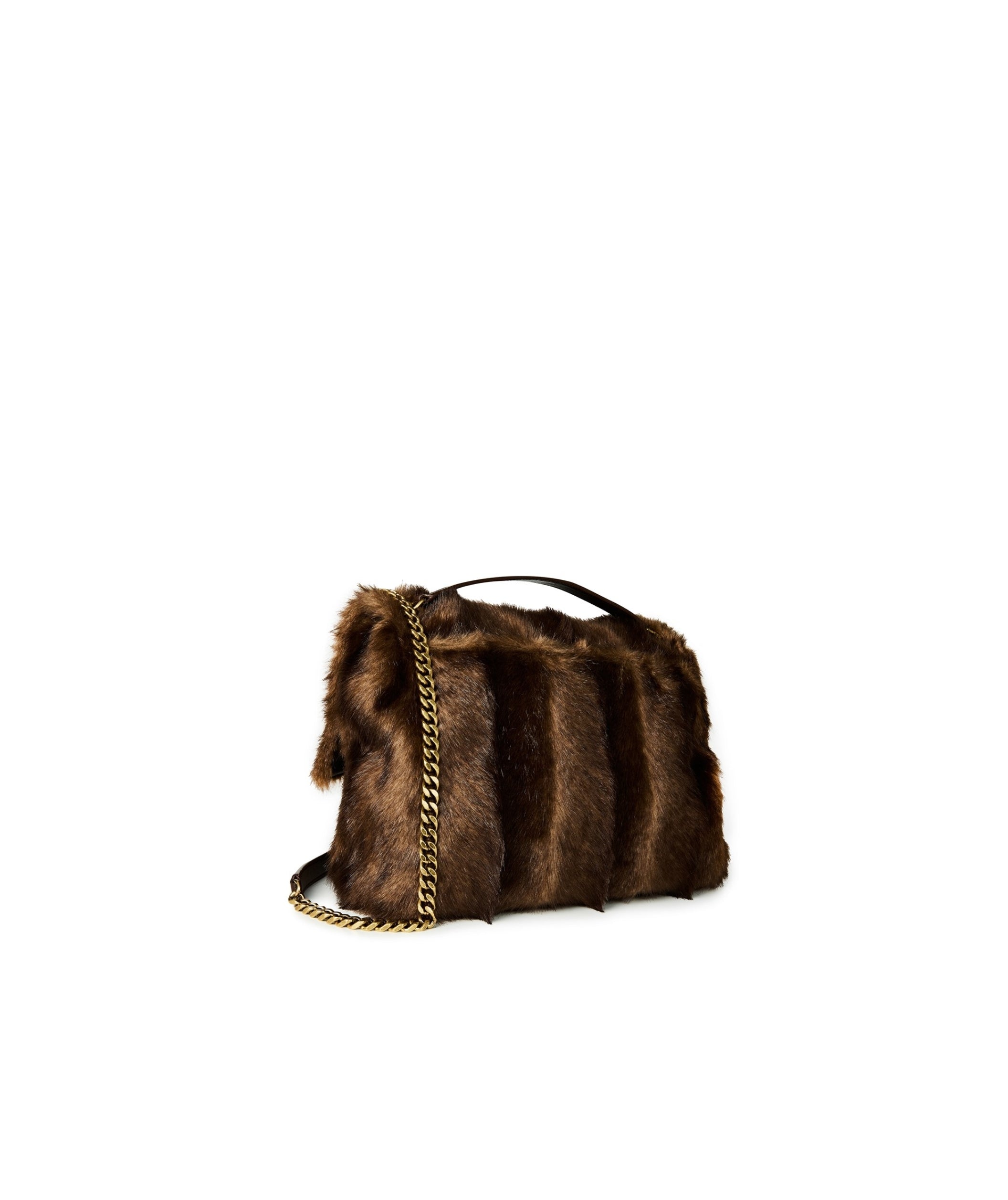 LUXURY HUB SAINT LAURENT SAINT FAUX FUR NIKI BAG