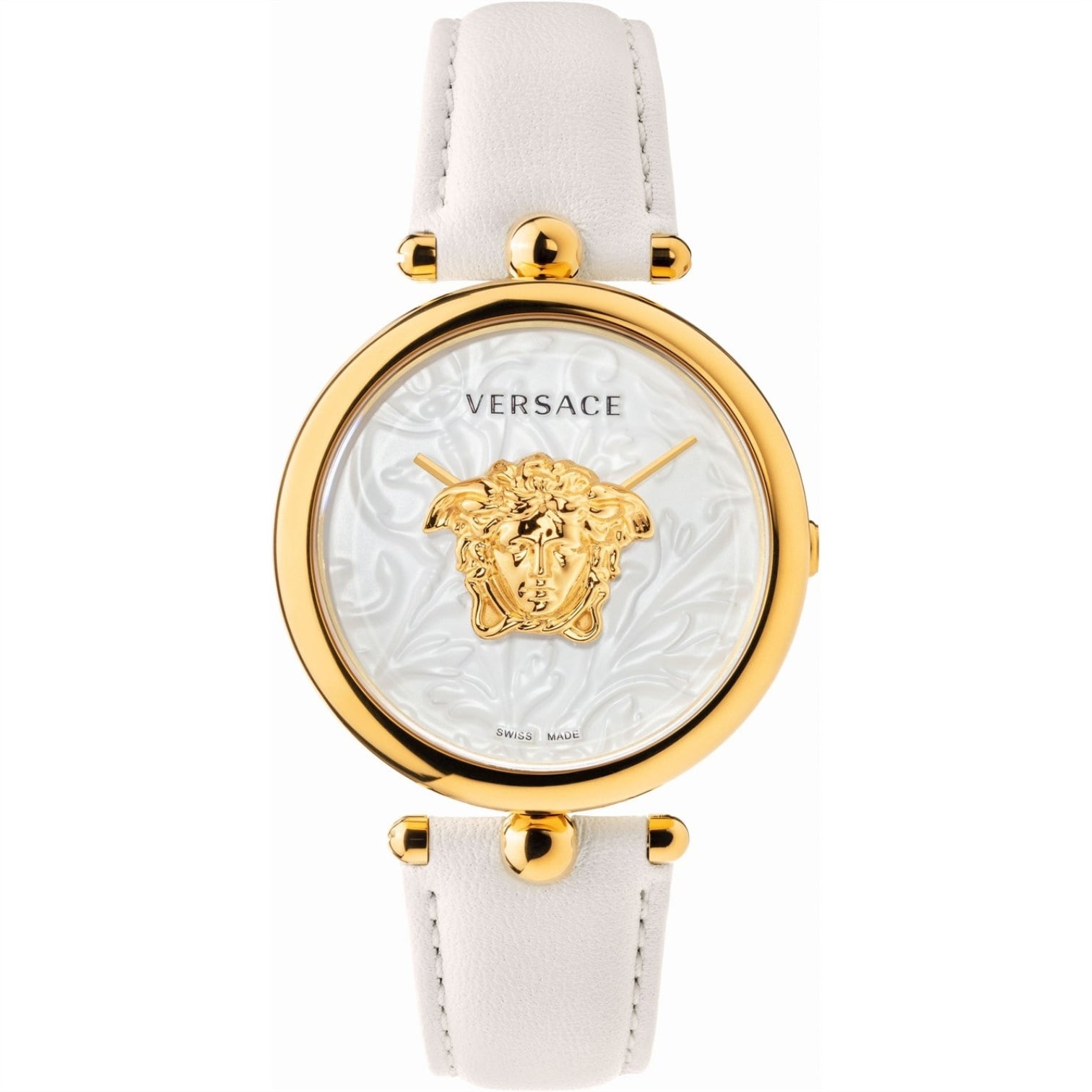 LUXURY HUB VERSACE EMPIRE PLATED STAINLESS STEEL LUXURY QUARTZ WATCH