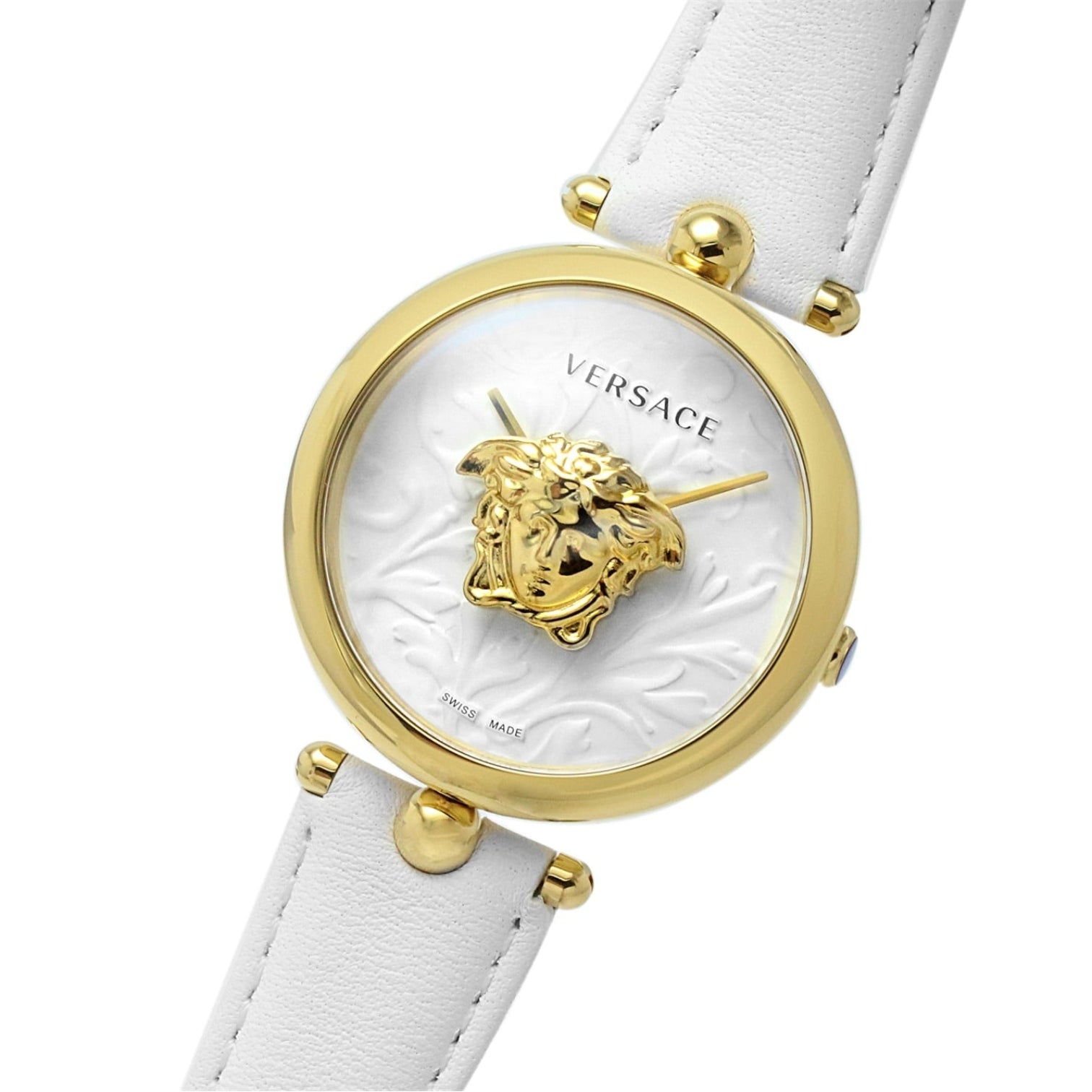 LUXURY HUB VERSACE EMPIRE PLATED STAINLESS STEEL LUXURY QUARTZ WATCH