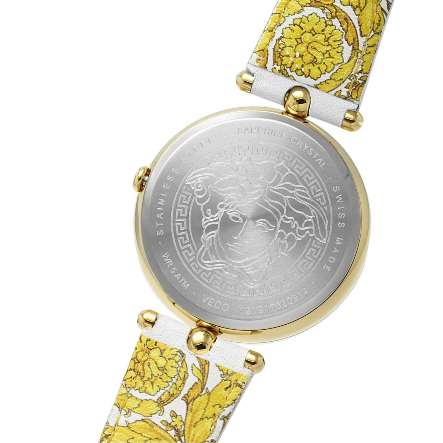 LUXURY HUB VERSACE EMPIRE PLATED STAINLESS STEEL LUXURY QUARTZ WATCH