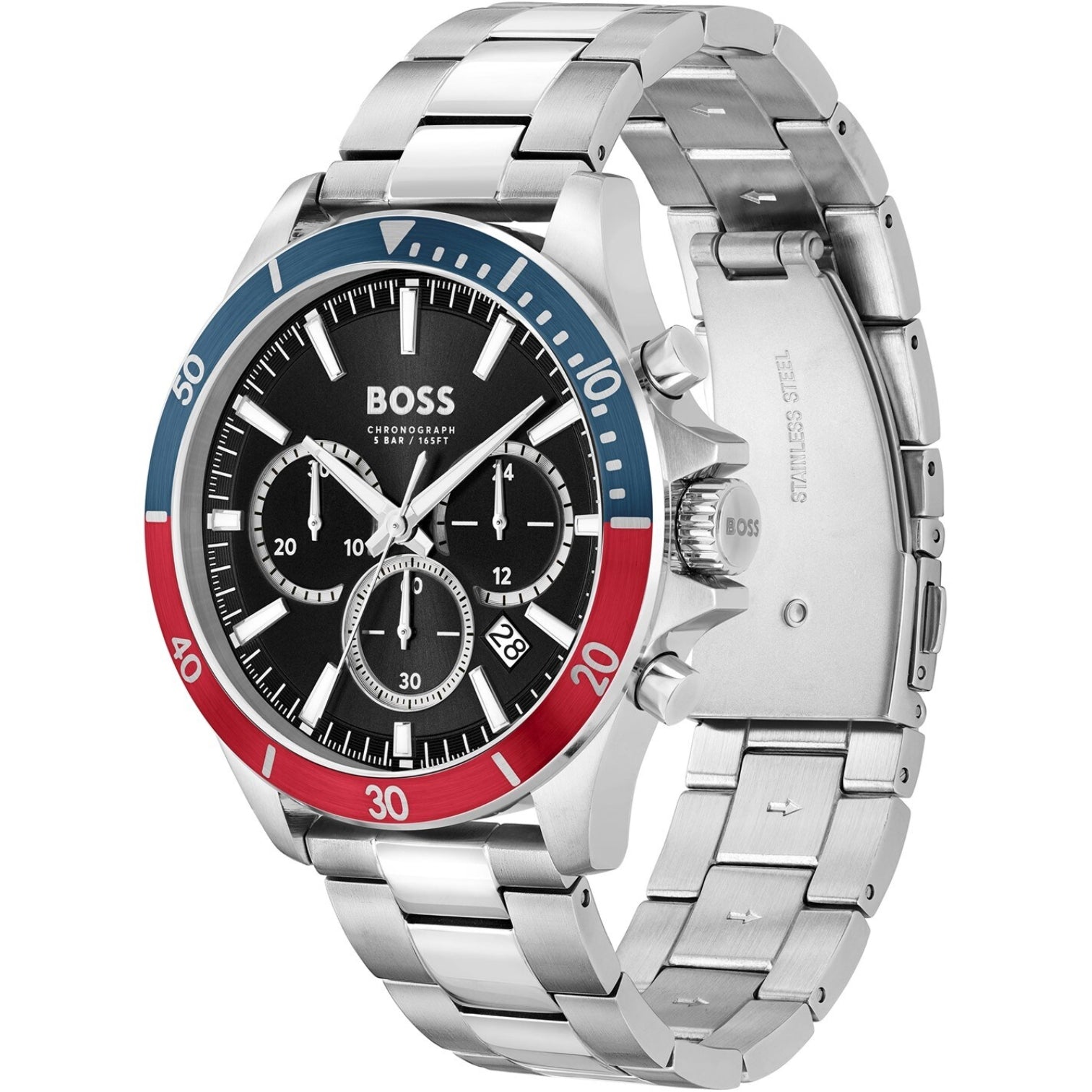 LUXURY HUB BOSS GENTS BOSS TROPER WATCH