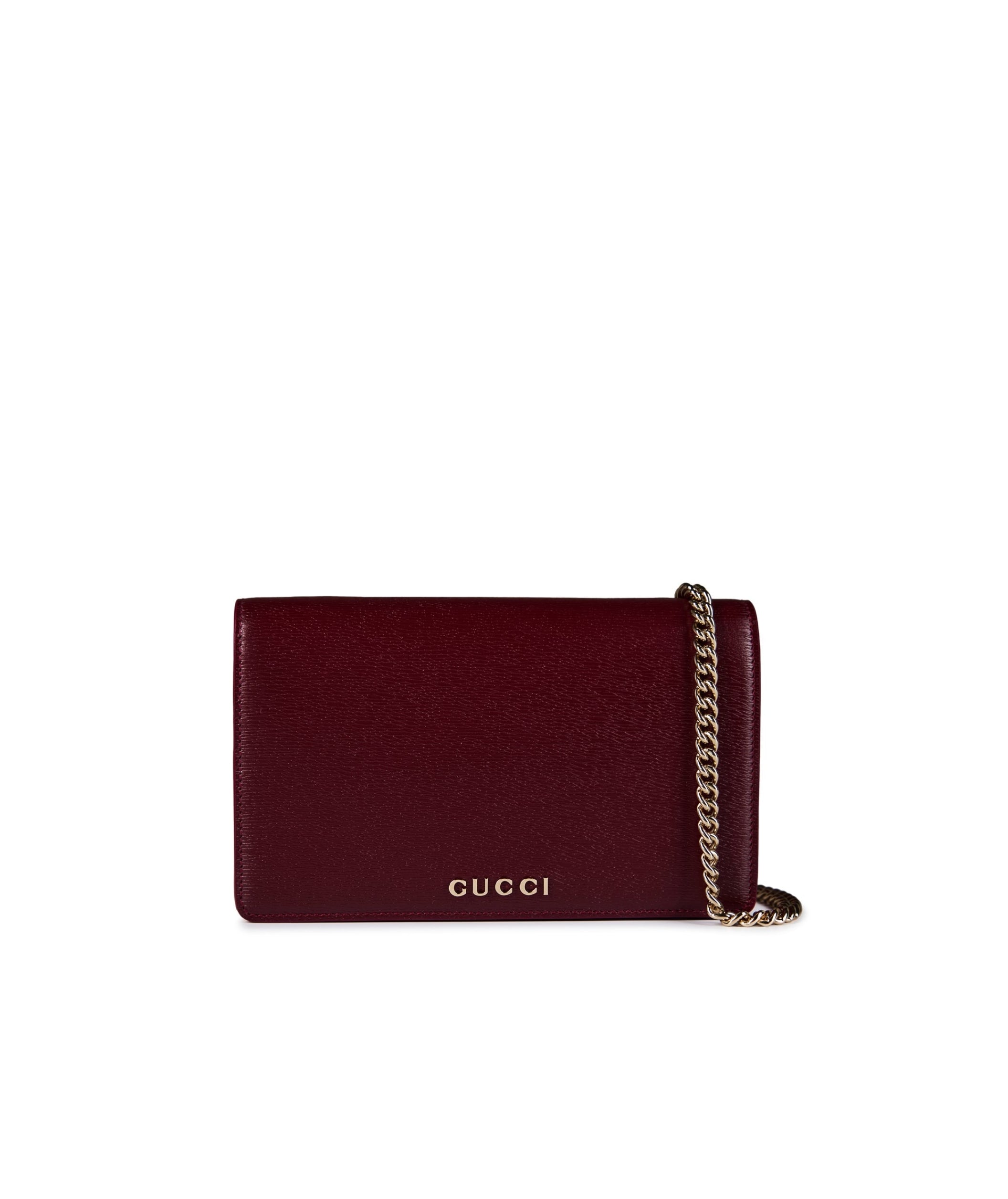 LUXURY HUB GUCCI SCRIPT CHAIN WALLET