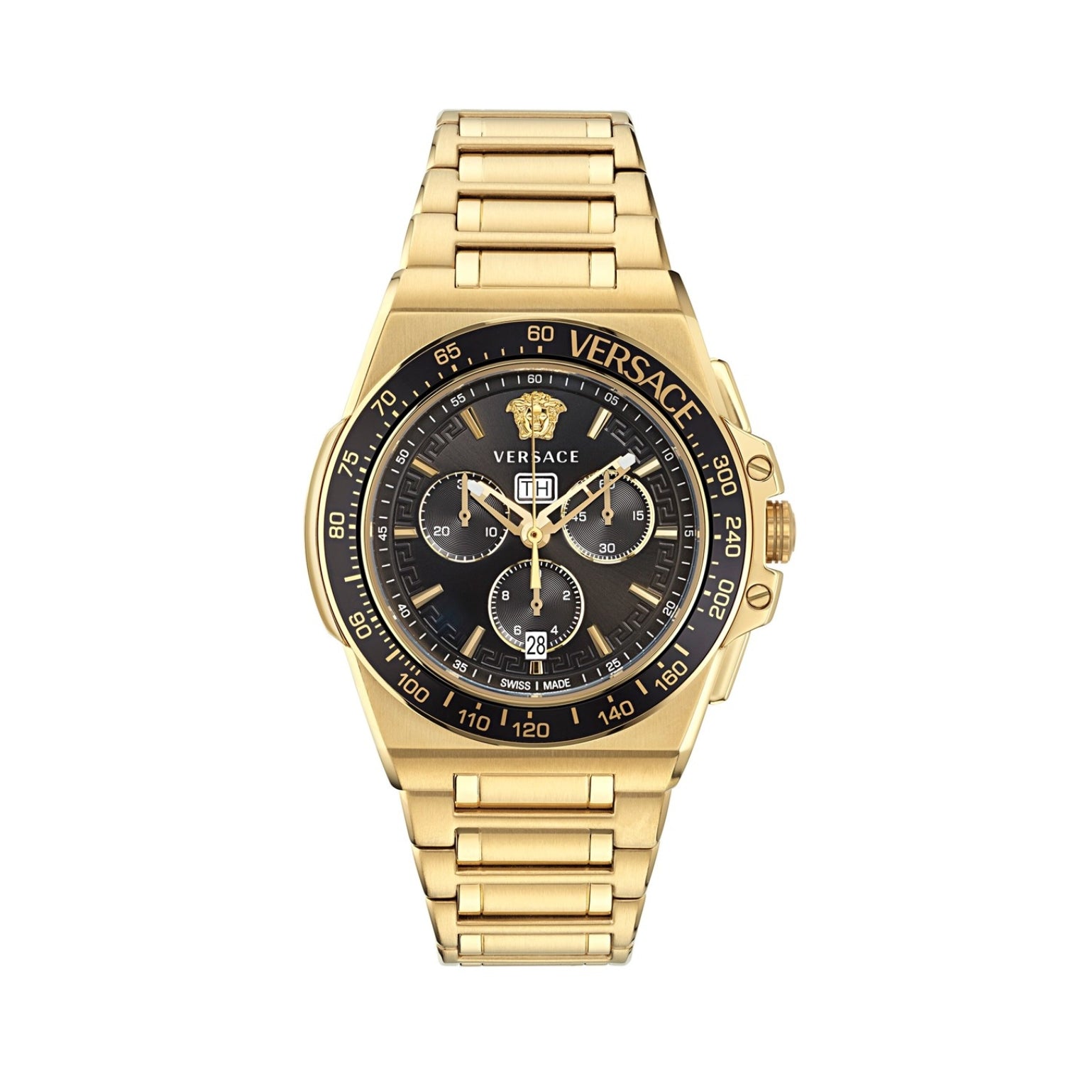 LUXURY HUB VERSACE GRECA CHRONO WATCH