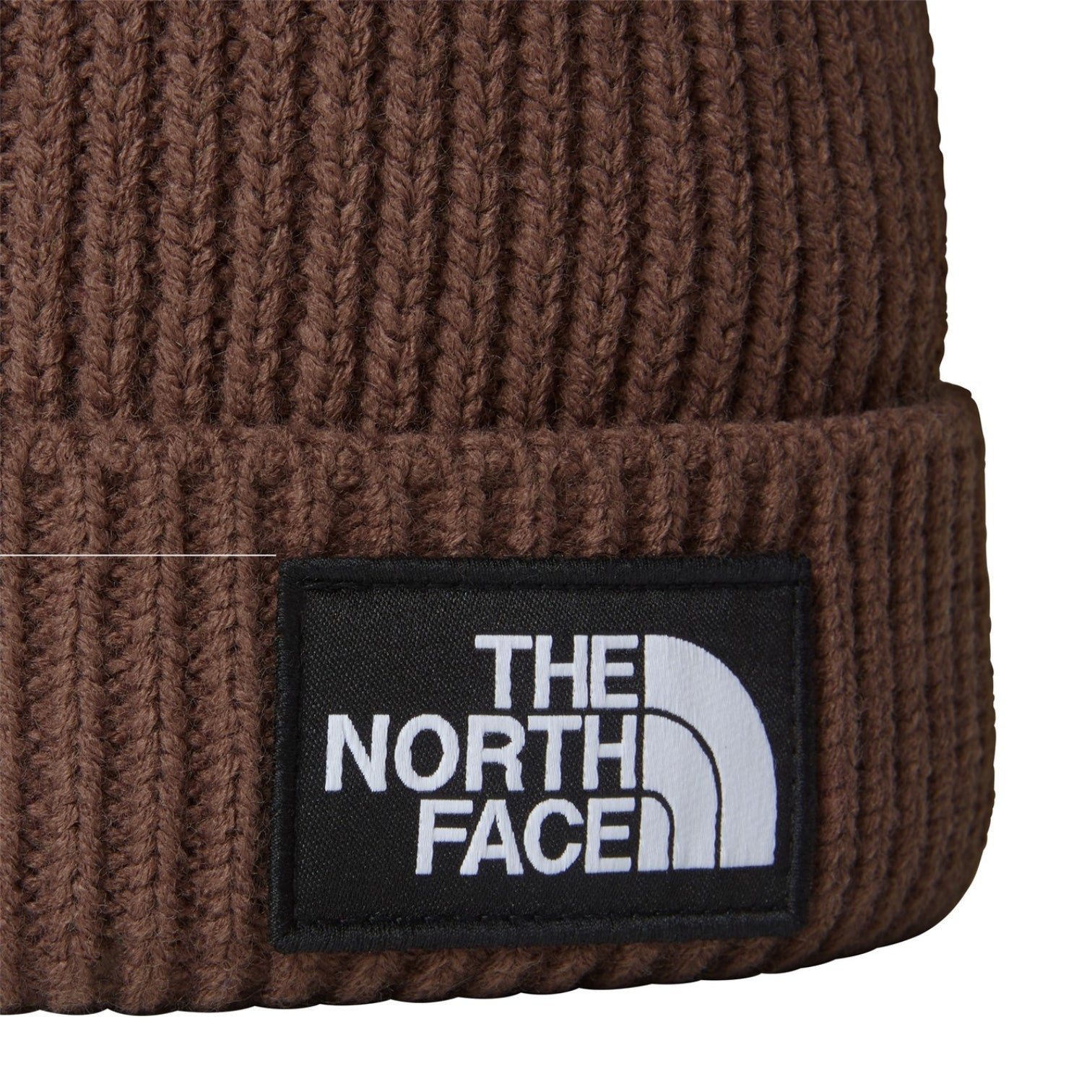 LUXURY HUB THE NORTH FACE LOGO CUFFED BEANIE