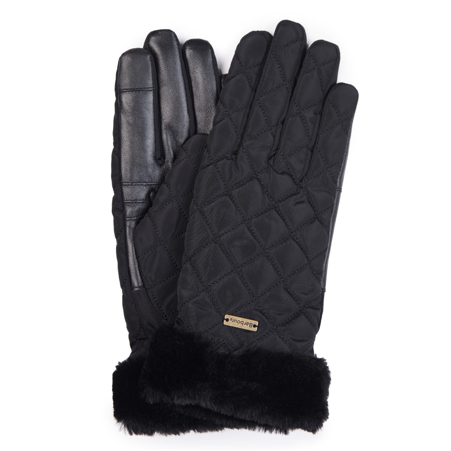 LUXURY HUB BARBOUR NORWOOD QUILTED GLOVES