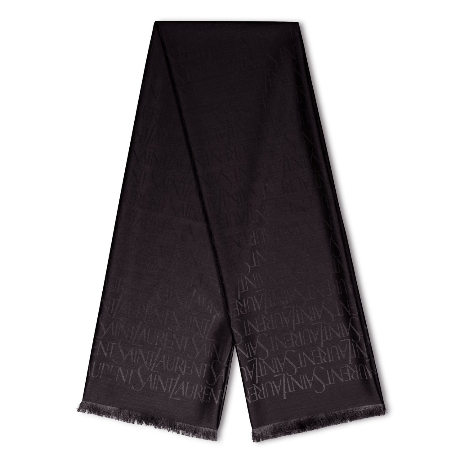 LUXURY HUB SAINT LAURENT LOGO SCARF