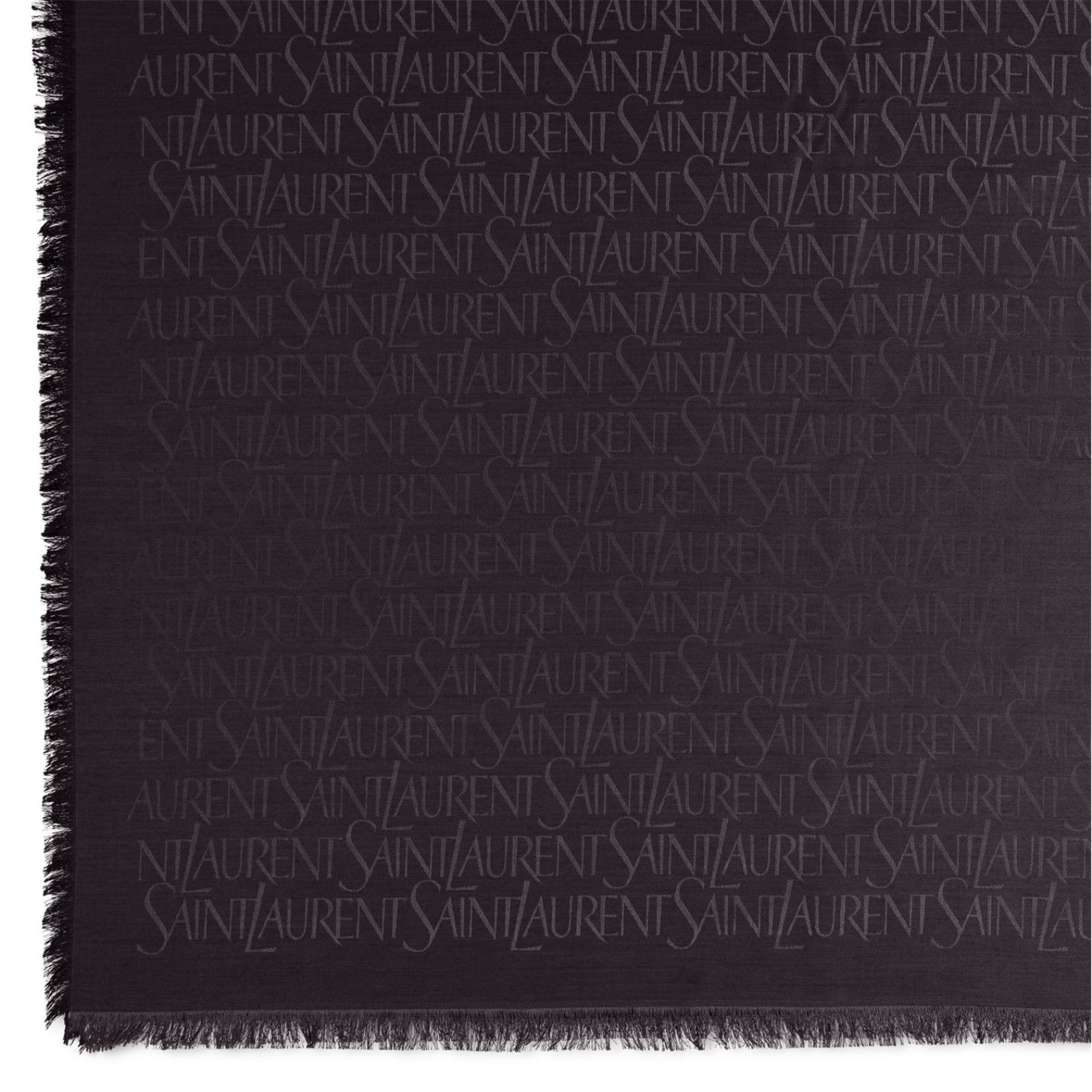 LUXURY HUB SAINT LAURENT LOGO SCARF