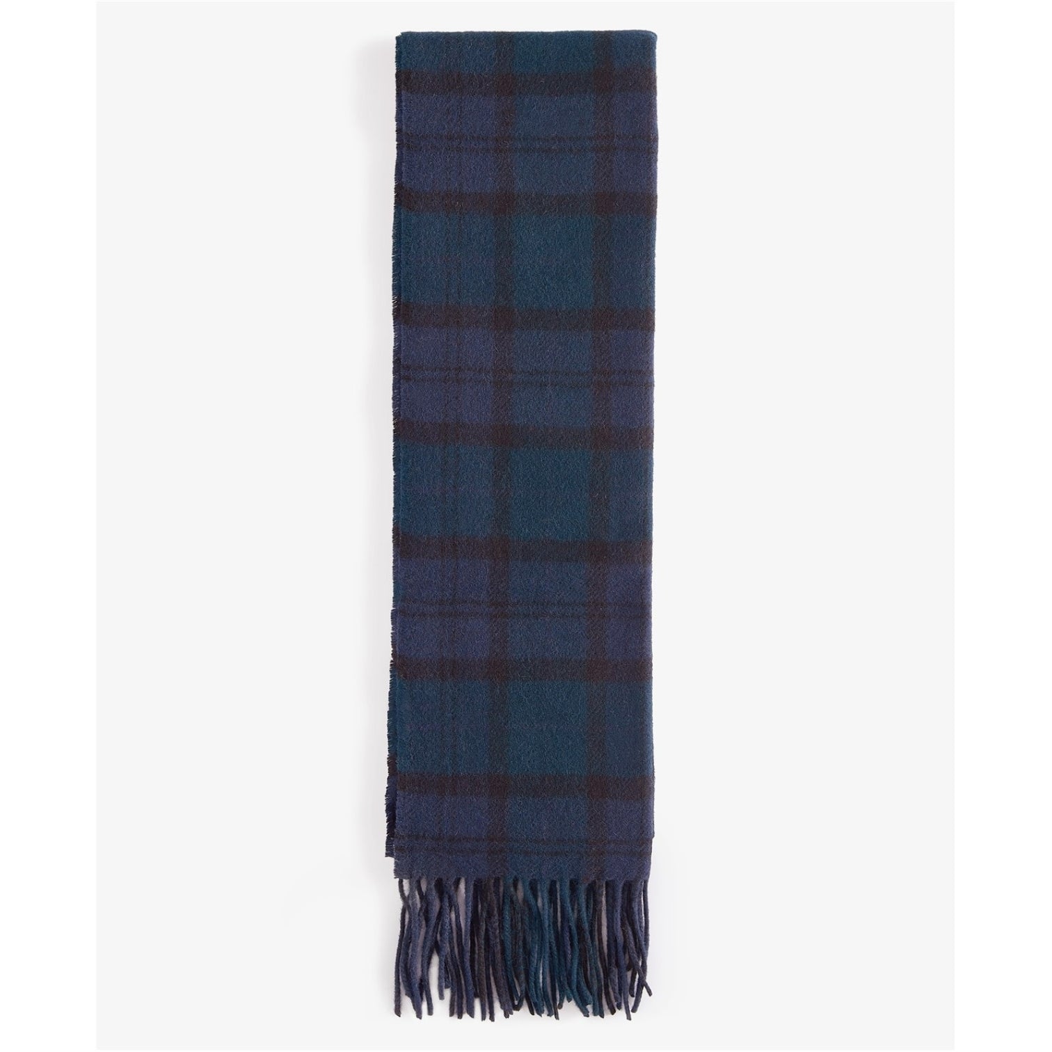 LUXURY HUB BARBOUR TARTAN LAMBSWOOL SCARF