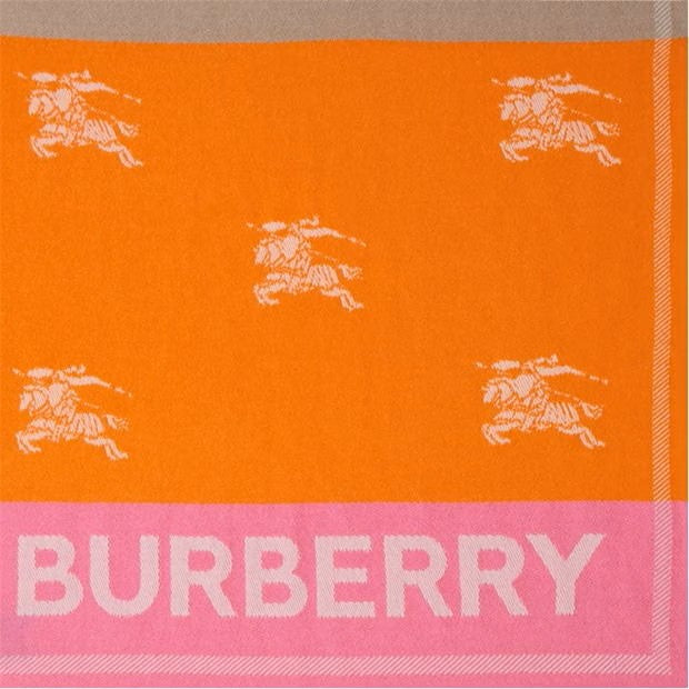 LUXURY HUB BURBERRY EKD WOOL SCARF