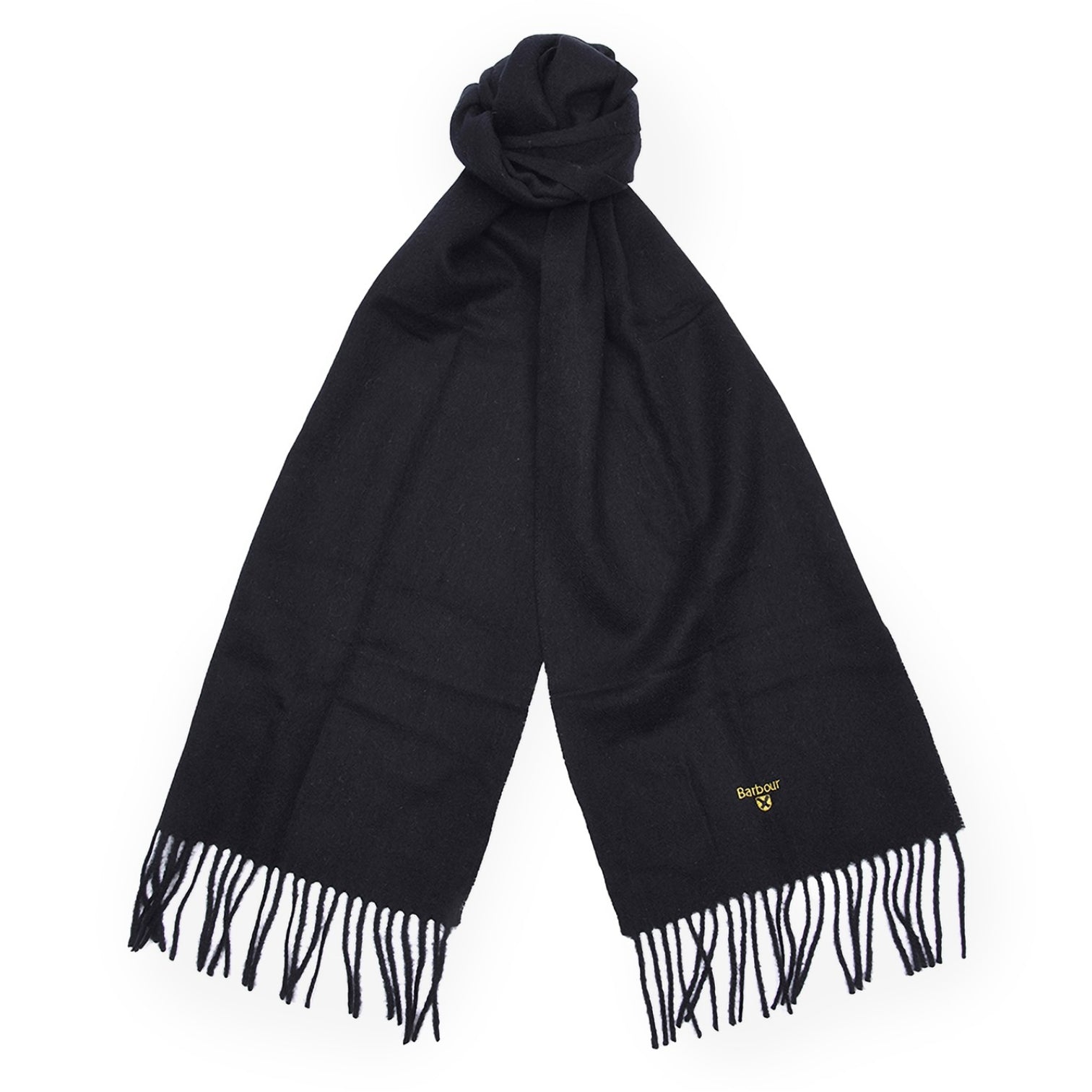 LUXURY HUB BARBOUR PLAIN LAMBSWOOL SCARF