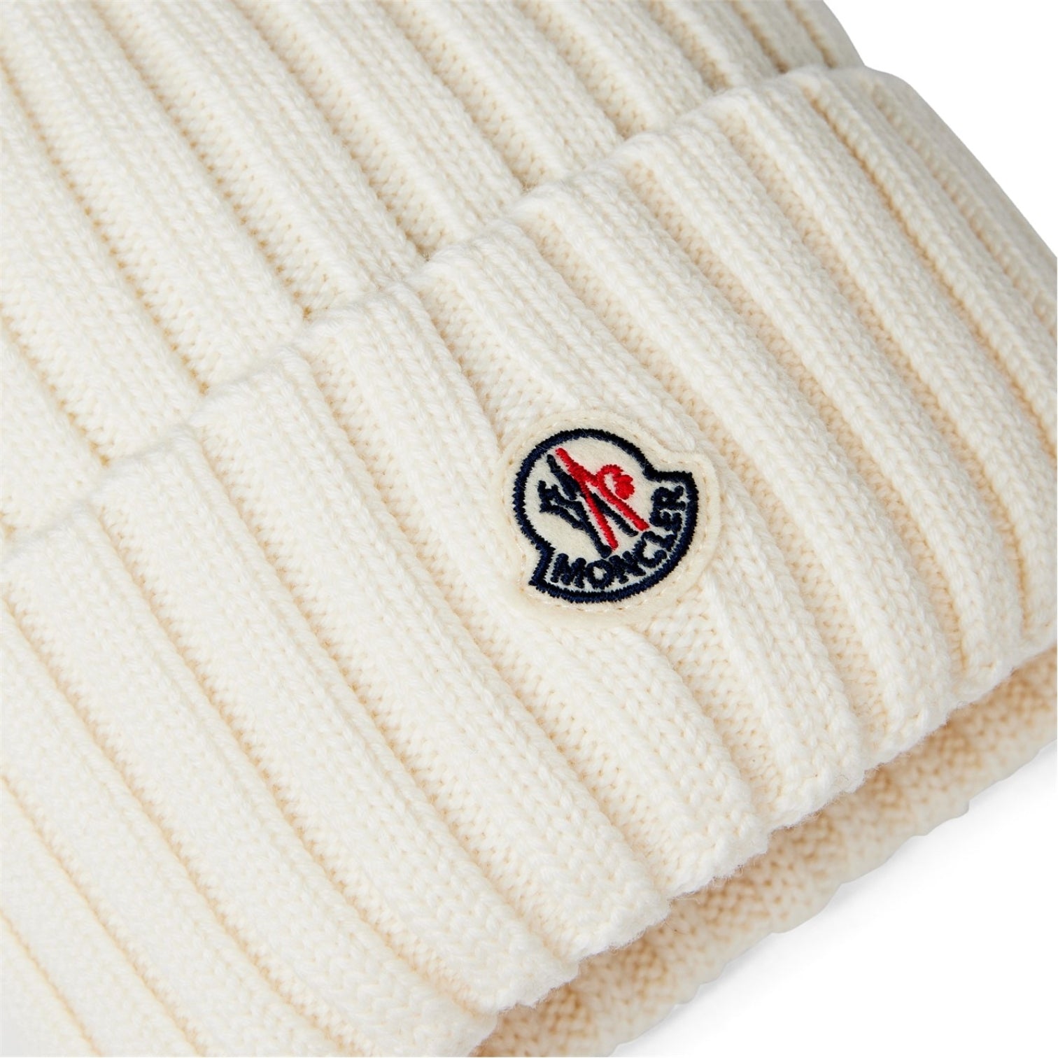 LUXURY HUB MONCLER LOGO BEANIE