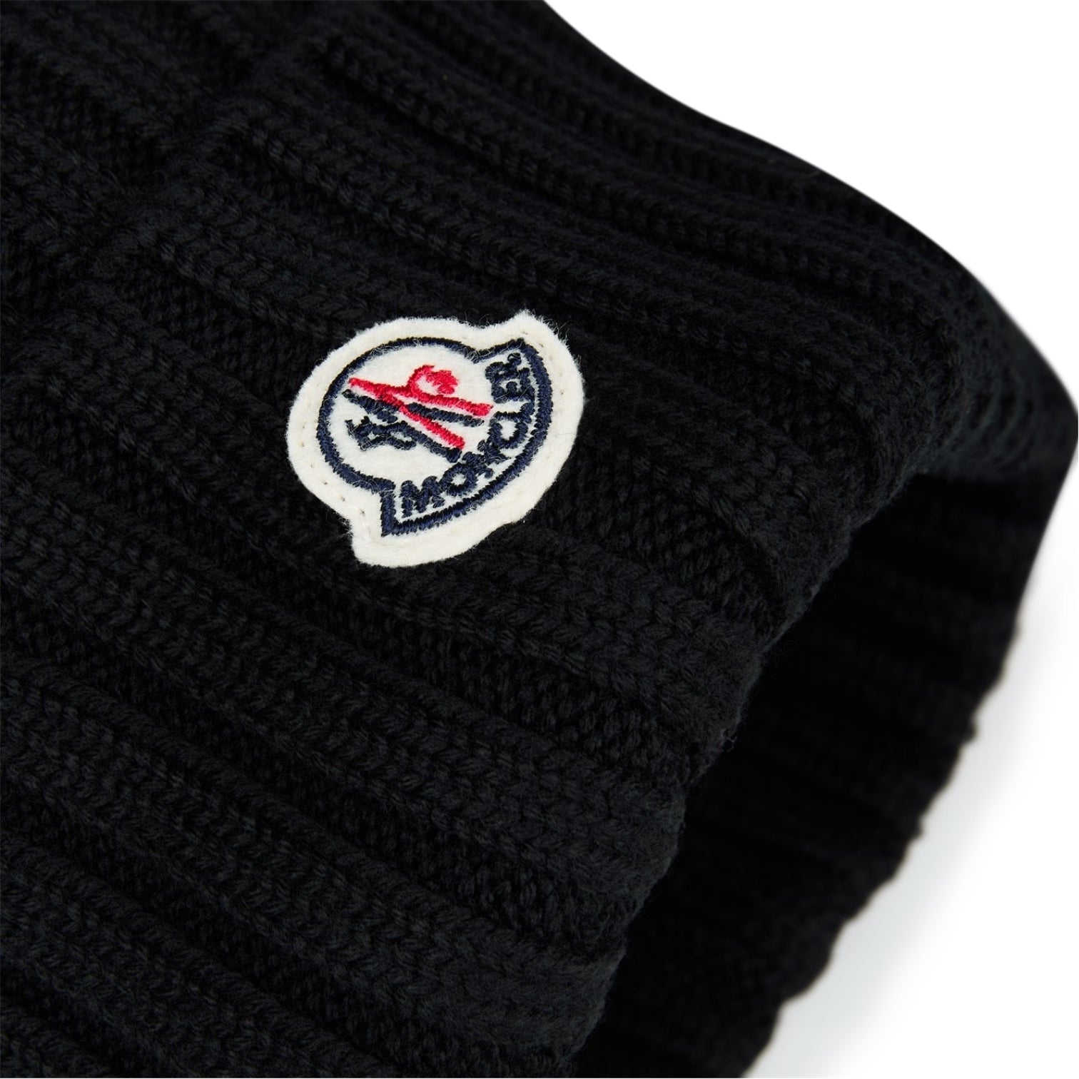 LUXURY HUB MONCLER LOGO BEANIE