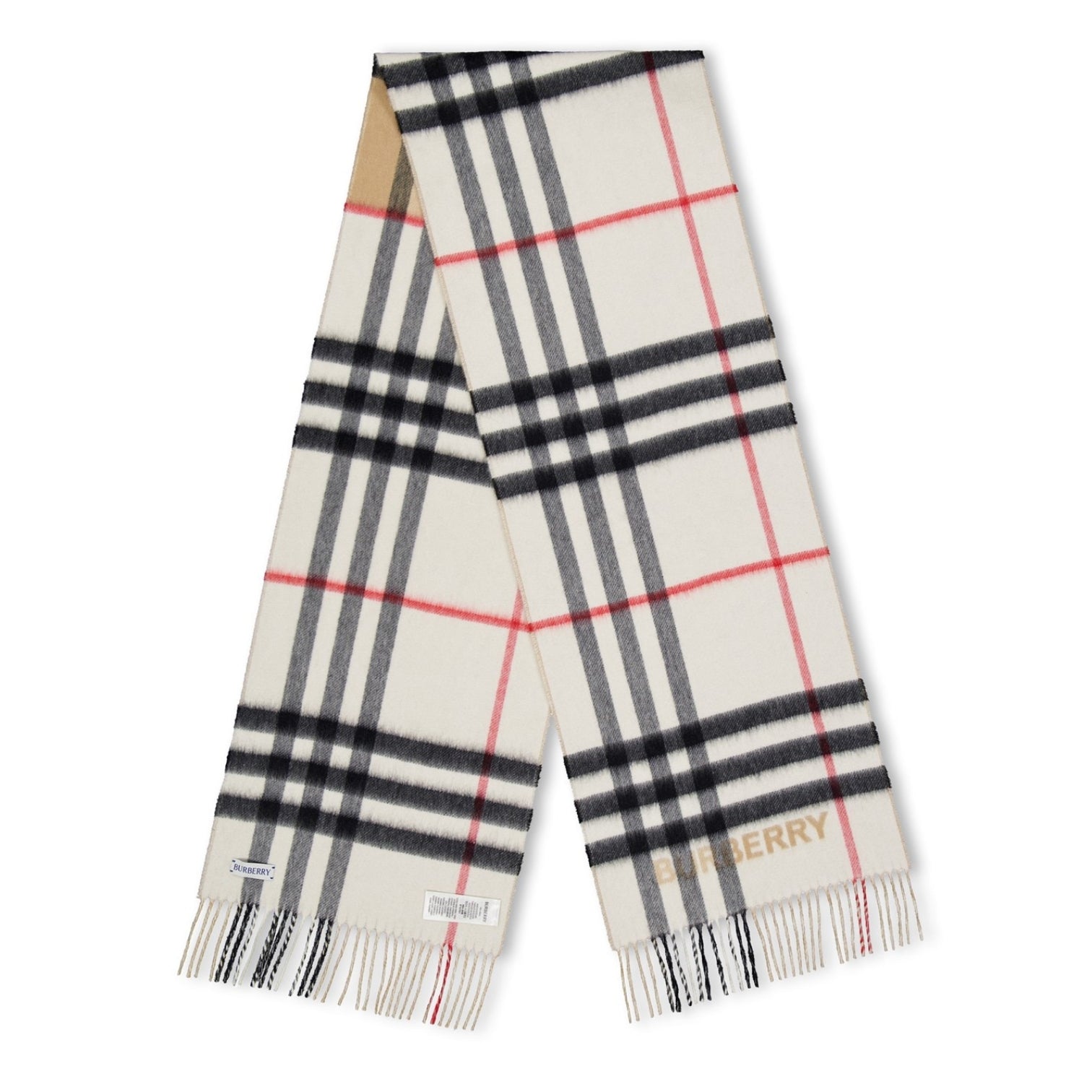 LUXURY HUB BURBERRY GIANT 2-TONE SCARF