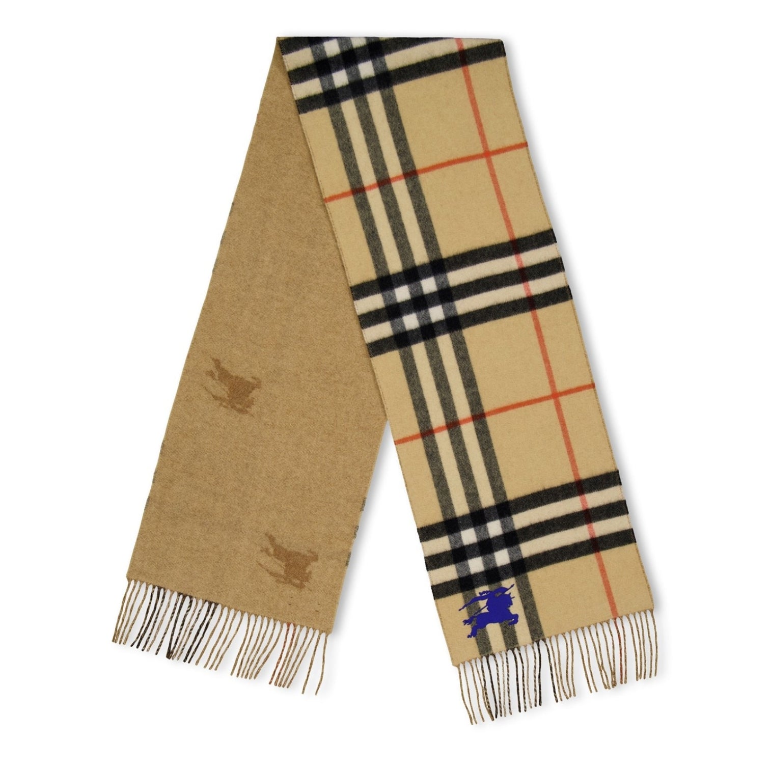 LUXURY HUB BURBERRY REVERSIBLE JACQUARD SCARF