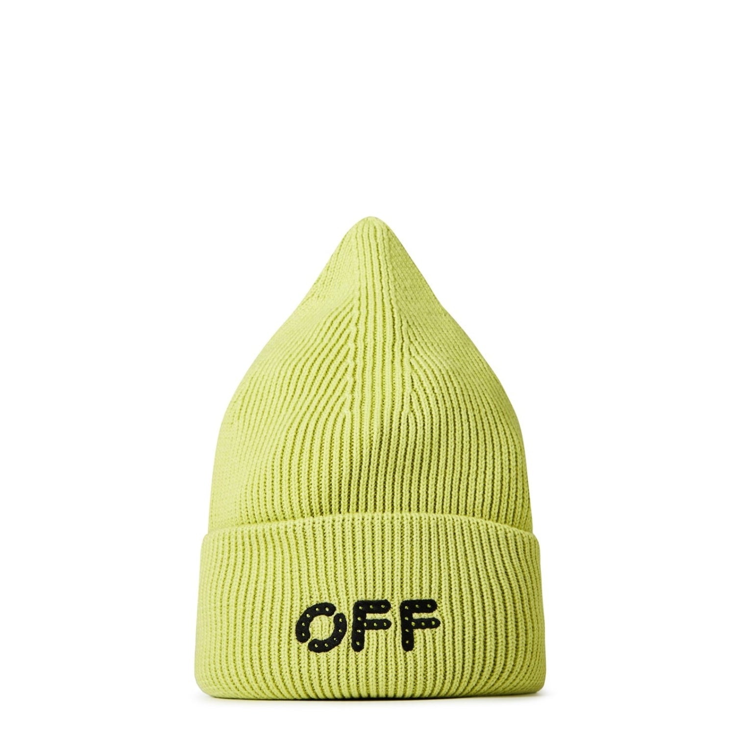 LUXURY HUB OFF WHITE OFF RIB BEANIE