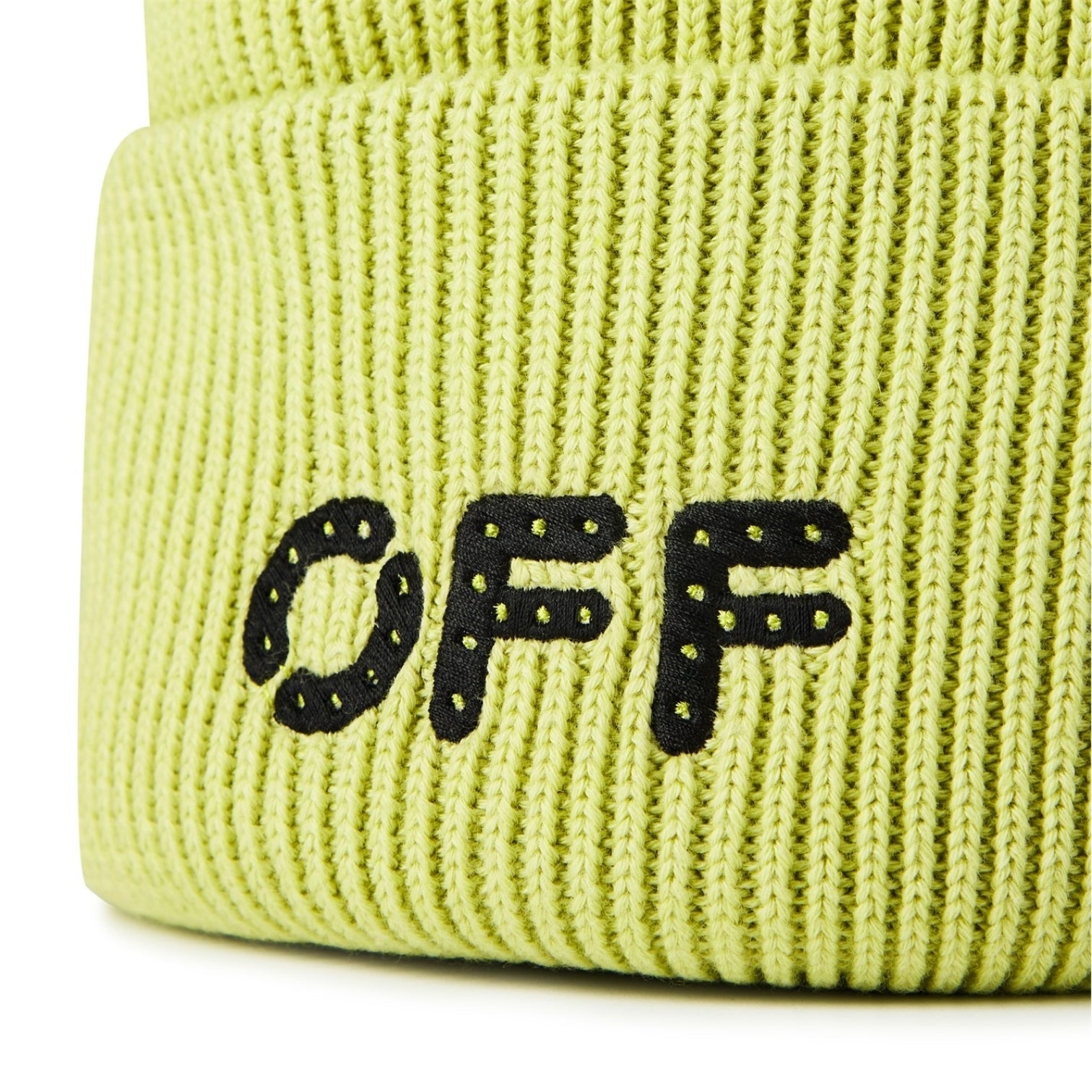 LUXURY HUB OFF WHITE OFF RIB BEANIE