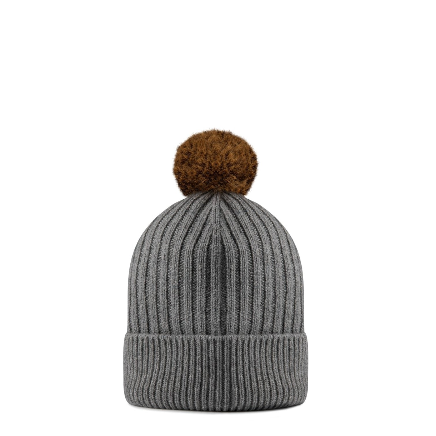 LUXURY HUB MONCLER CASHMERE BEANIE WITH POM POM